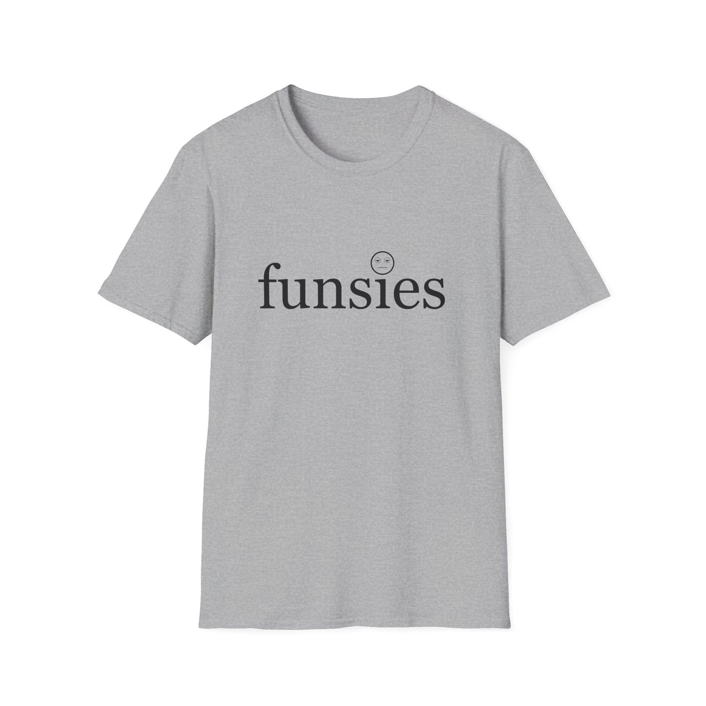 Funsies Poly Blend Crew Neck T-Shirt - Fun Graphic Tee for Casual Wear