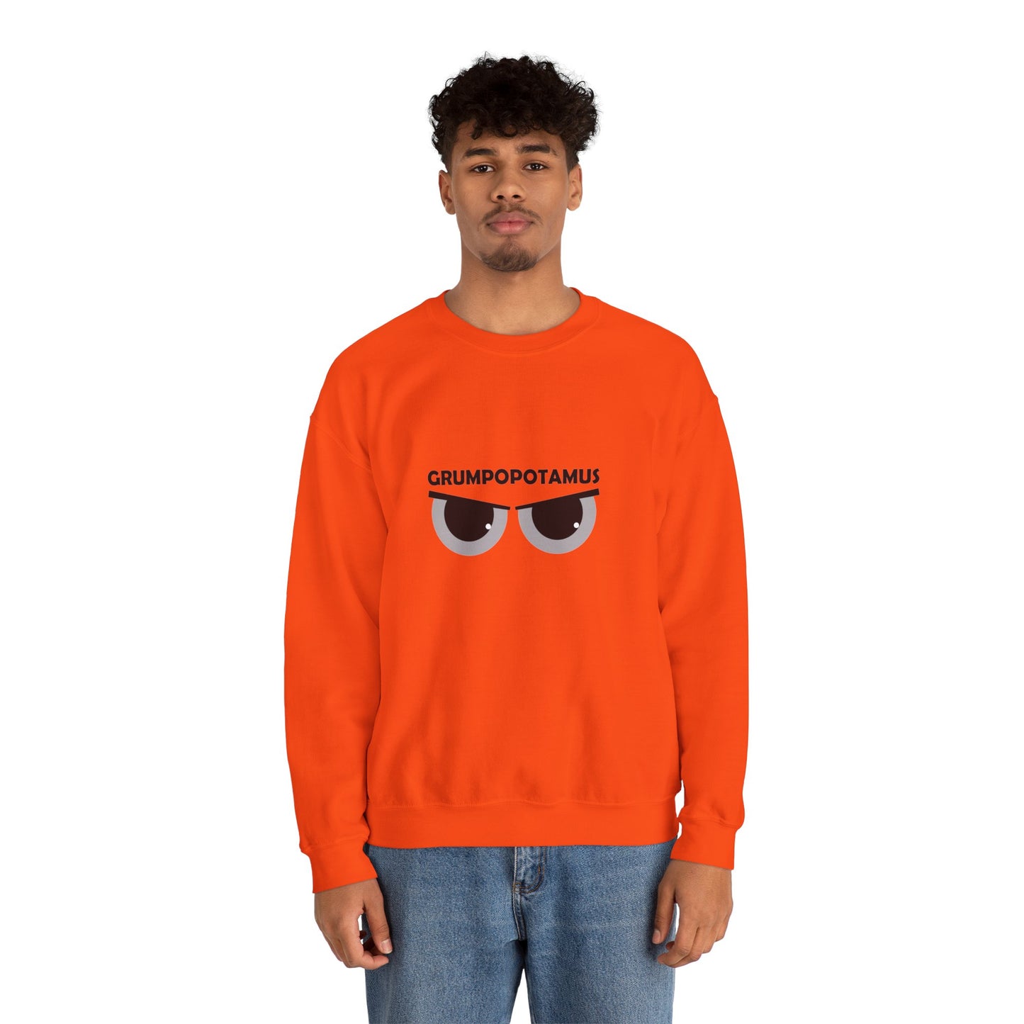 Grumpy Grumpopotamus Crewneck Sweatshirt