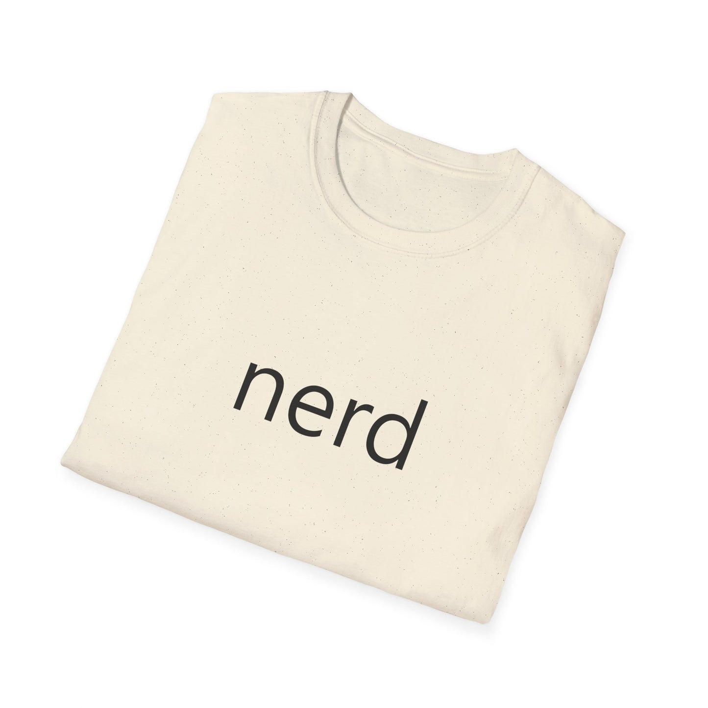 nerd Poly Blend Crew Neck T-Shirt