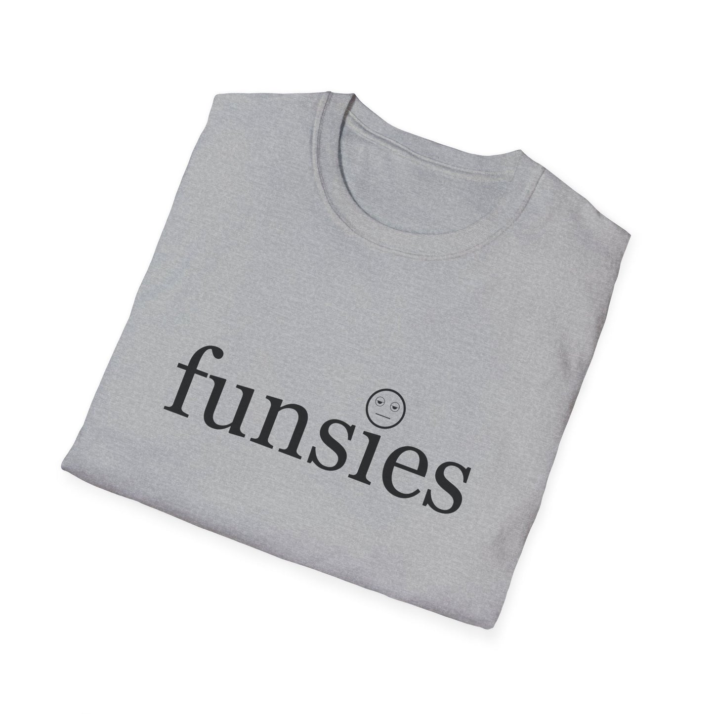 Funsies Poly Blend Crew Neck T-Shirt - Fun Graphic Tee for Casual Wear