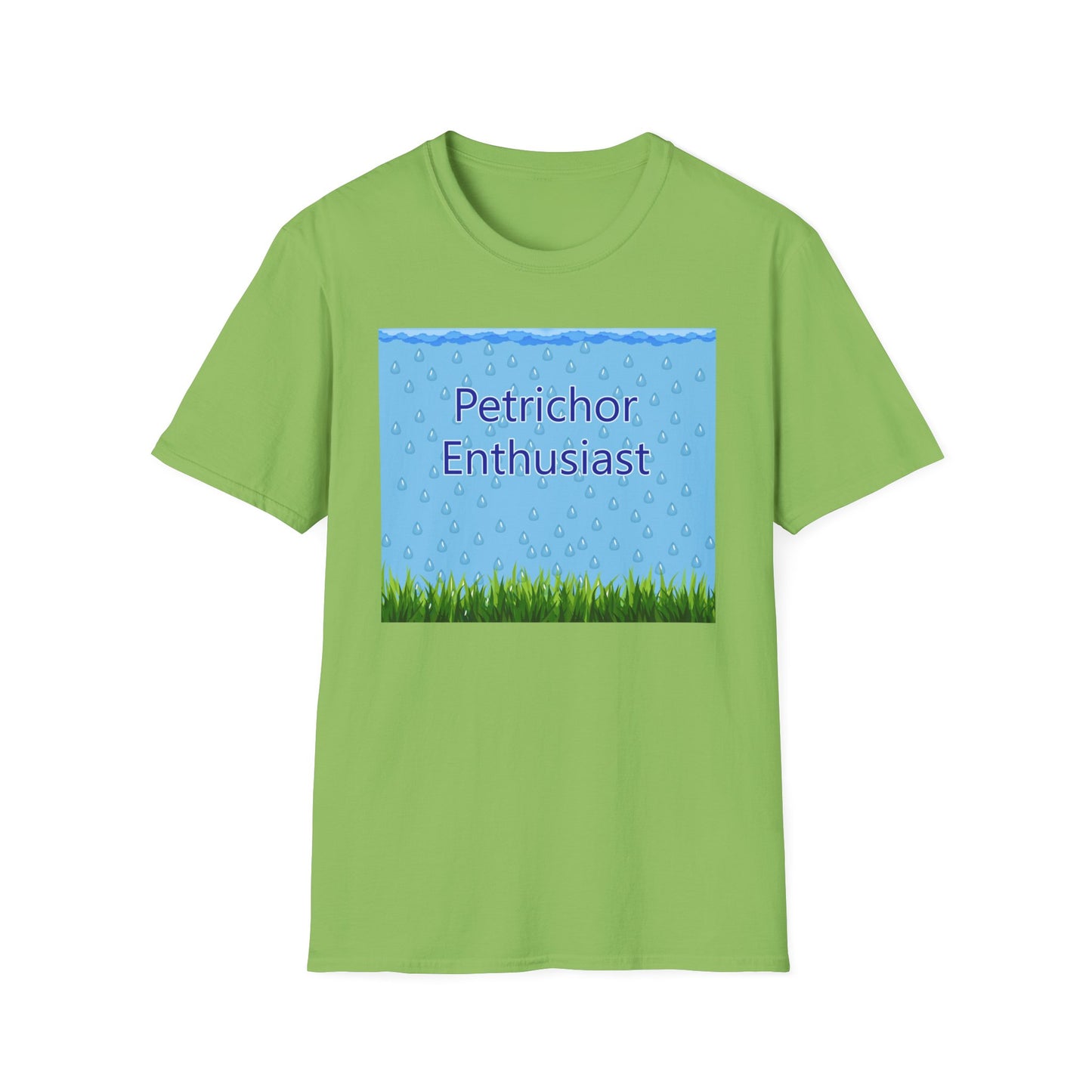 Petrichor Enthusiast Poly Blend Crew Neck T-Shirt