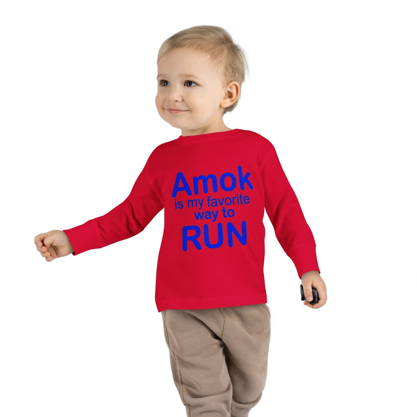 Toddler Running Amok Long Sleeve Tee