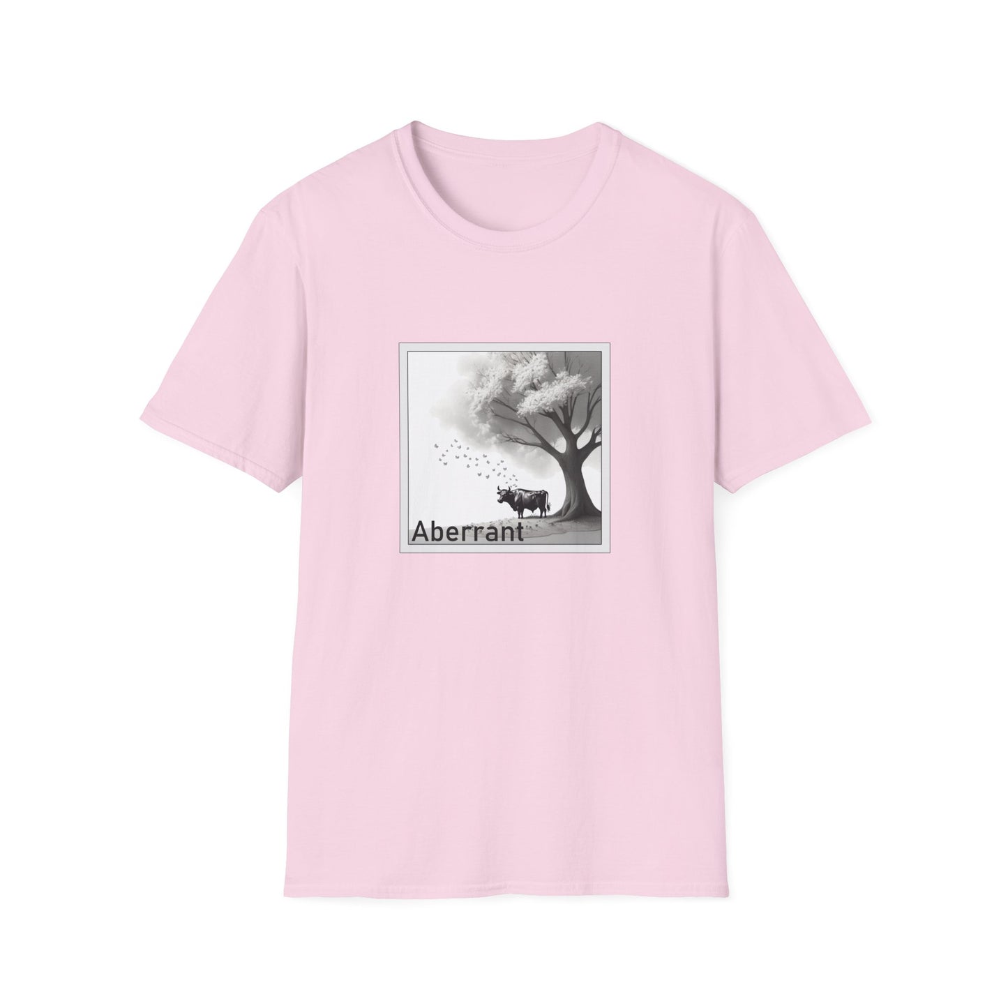 Aberrant Poly Blend Crew Neck T-Shirt - Ferdinand the Bull