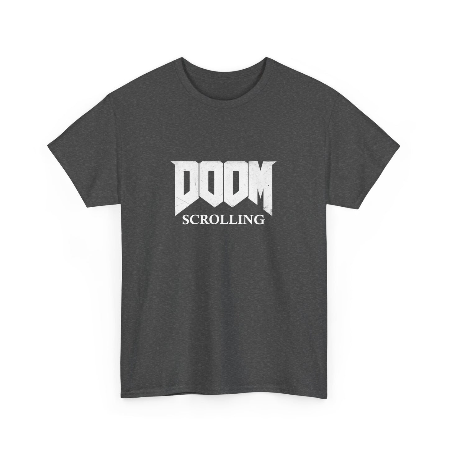 Doom Scrolling Heavy Cotton Crew Neck Tee