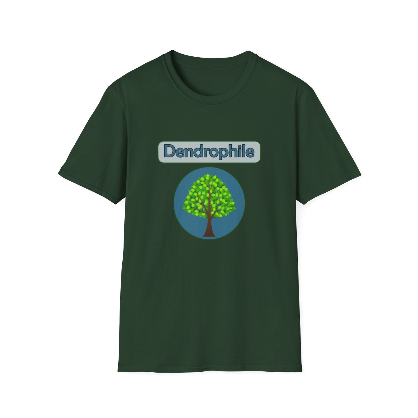 Dendrophile Poly Blend Crew Neck T-Shirt for Tree Lovers