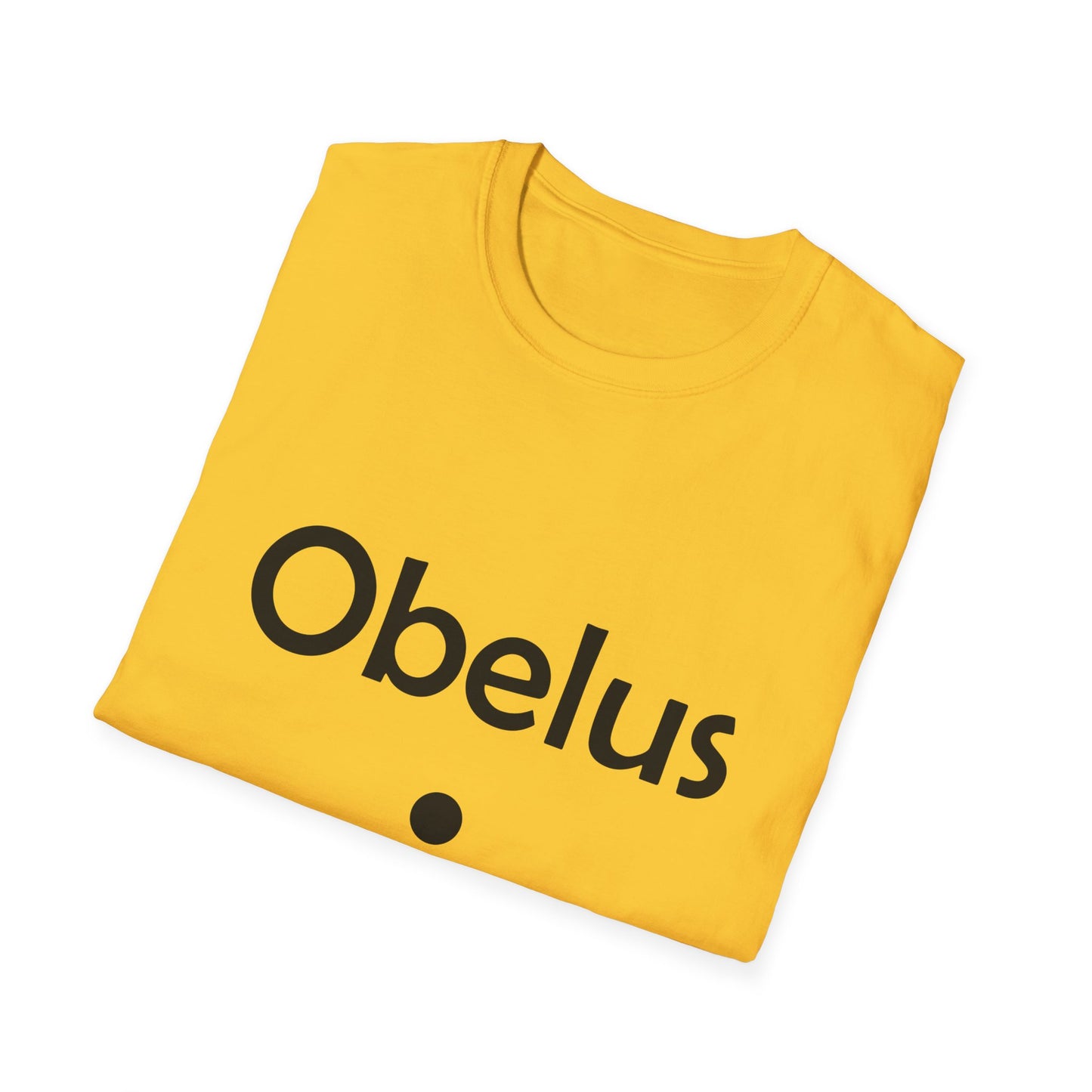 Obelus Poly Blend Crew Neck T-Shirt - Perfect for Math Lovers & Teachers