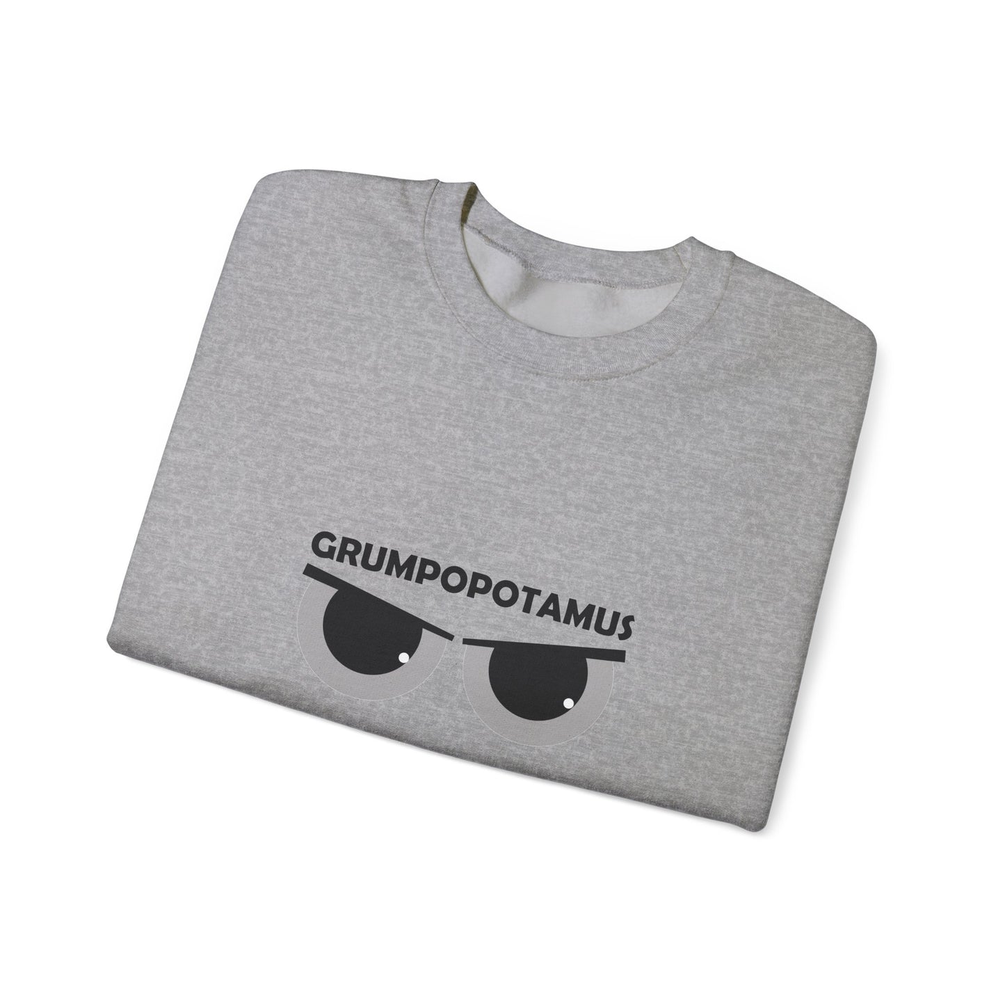 Grumpy Grumpopotamus Crewneck Sweatshirt