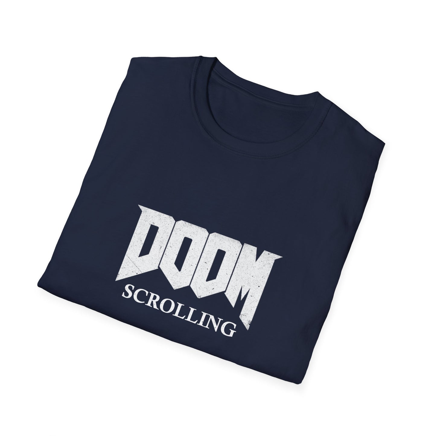Doom Scrolling Poly Blend Crew Neck T Shirt