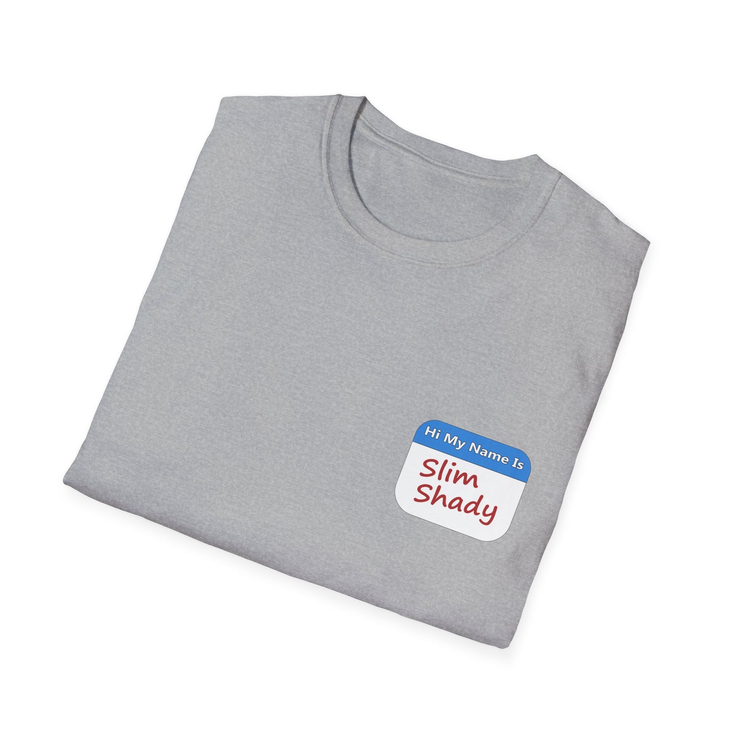 Shady Nametag Poly Blend Crew Neck T-Shirt