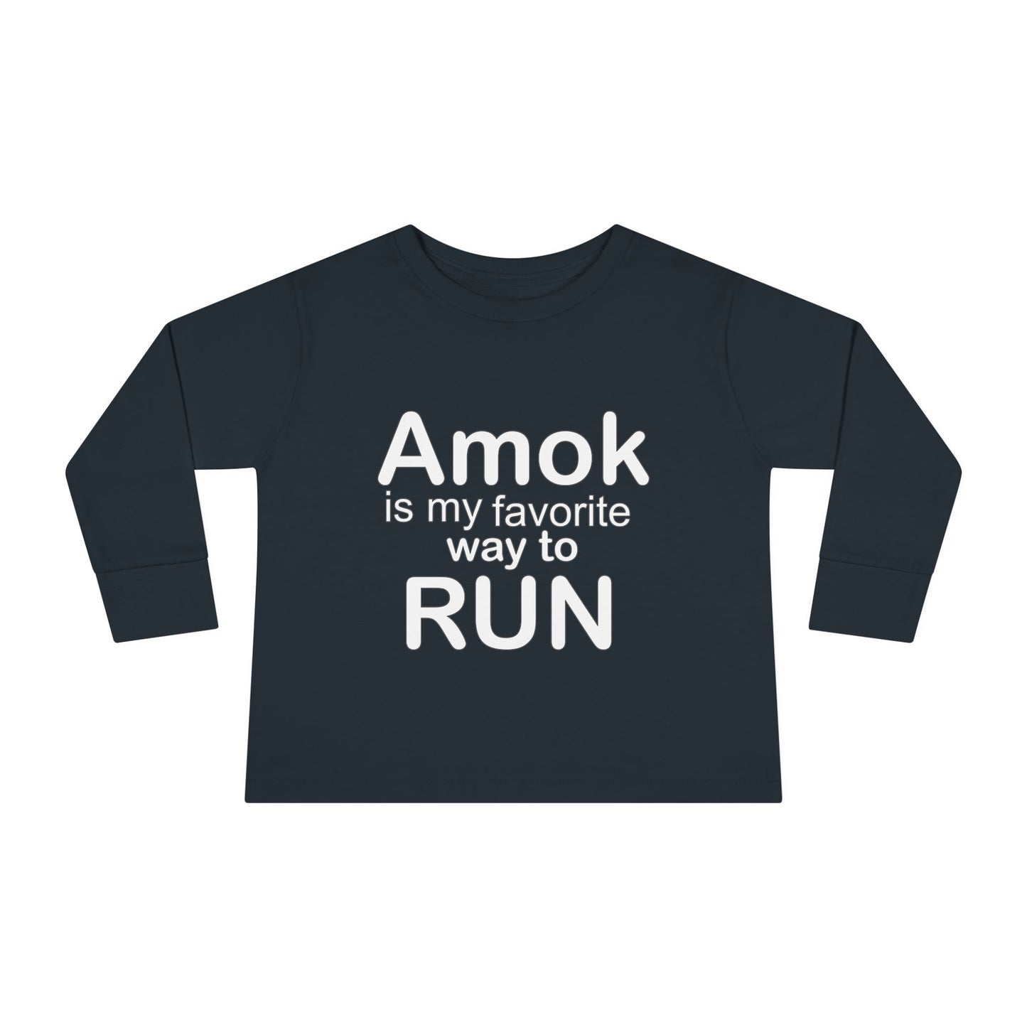 Toddler Running Amok Long Sleeve Tee