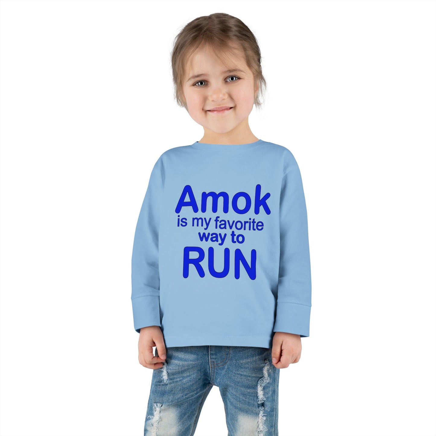 Toddler Running Amok Long Sleeve Tee