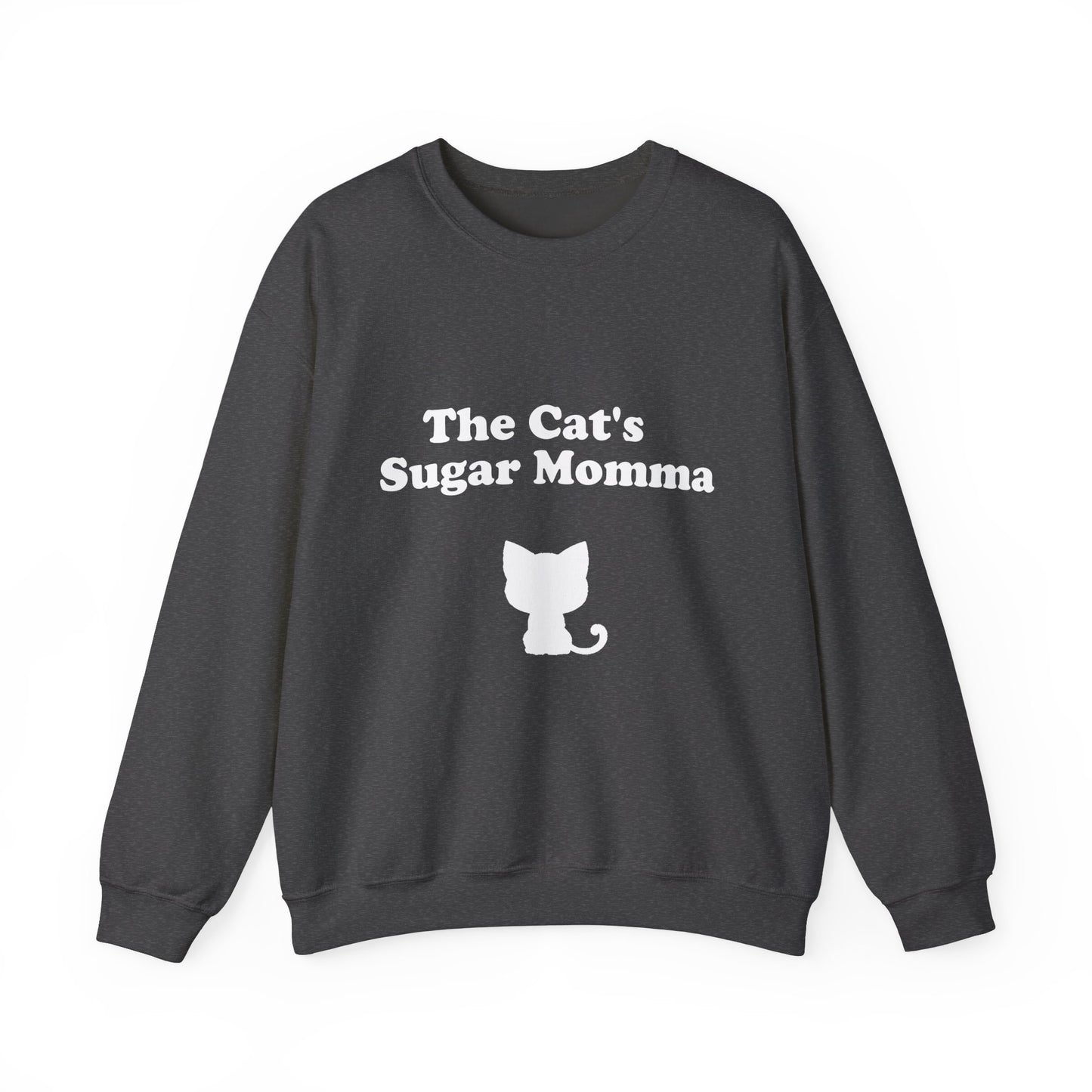 The Cat's Sugar Momma Crewneck Sweatshirt - Perfect for Cat Lovers