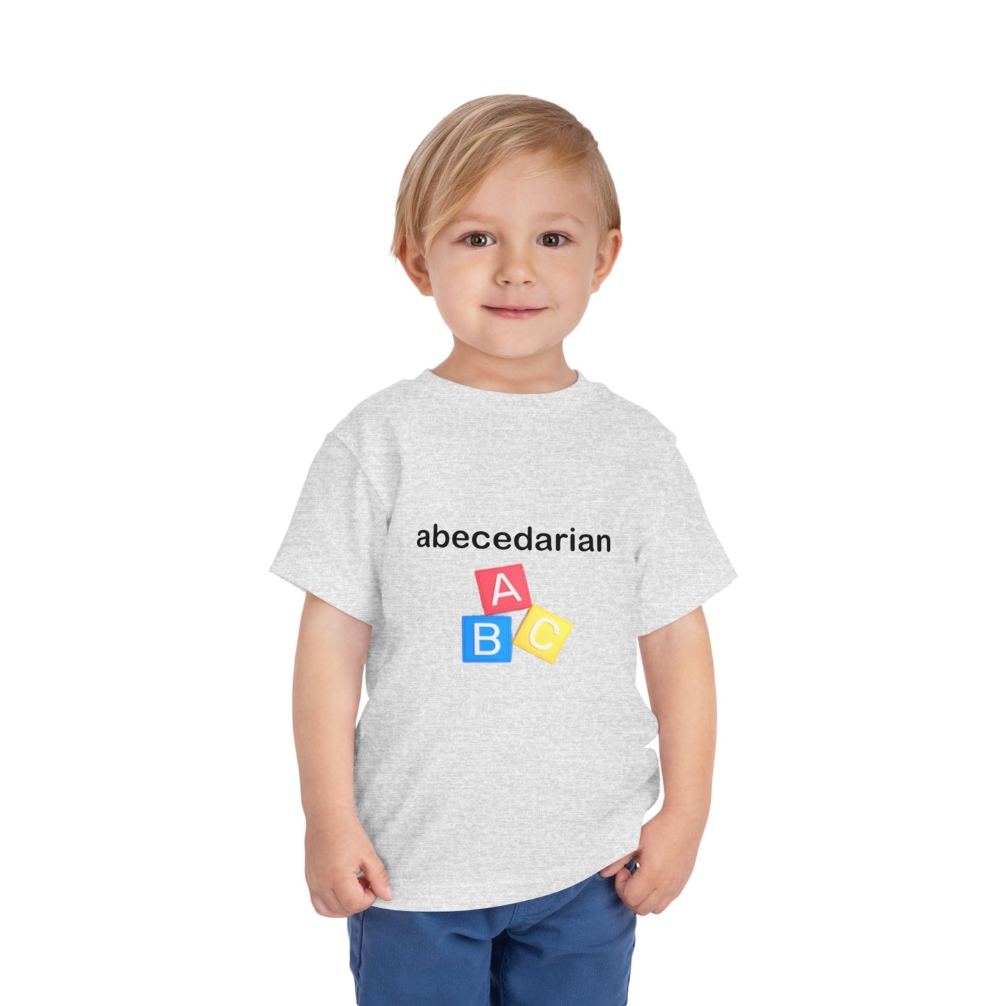 Abecedarian Short Sleeve Toddler Tee
