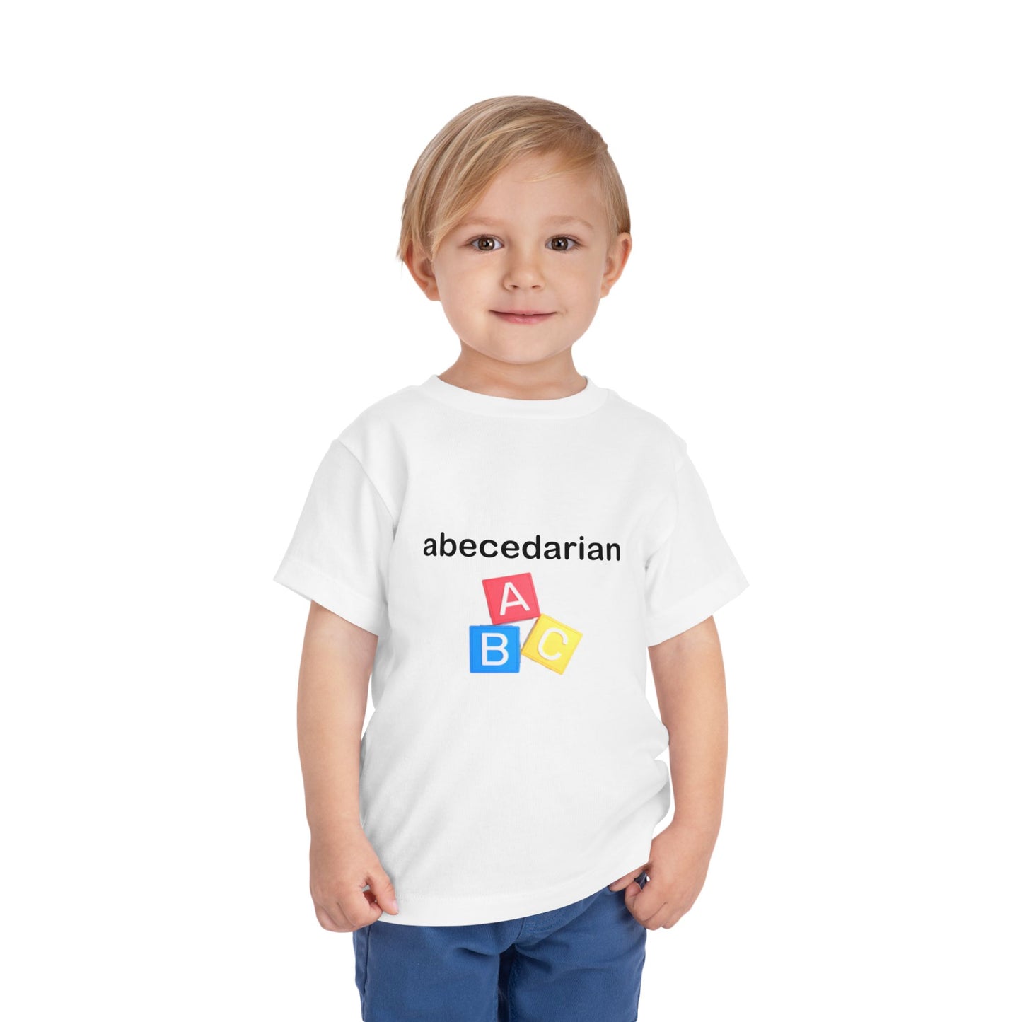 Abecedarian Short Sleeve Toddler Tee