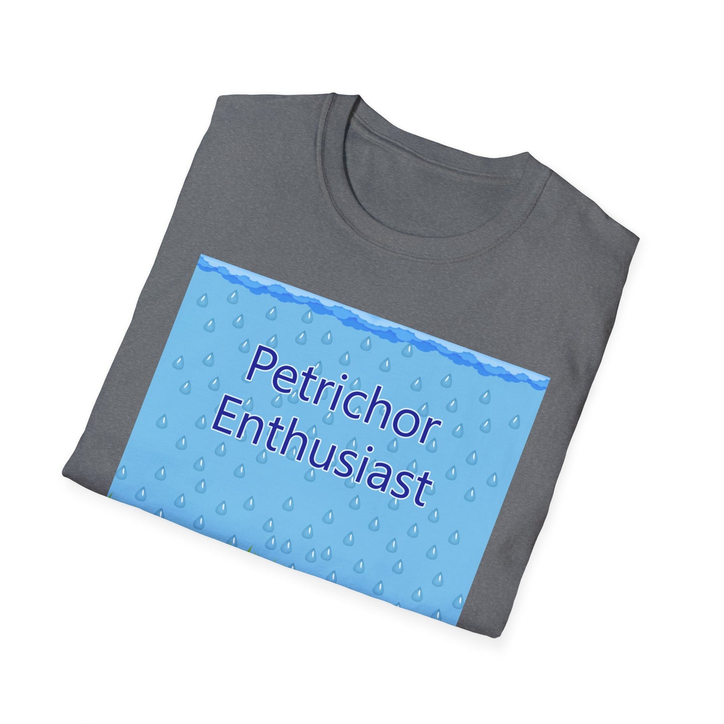 Petrichor Enthusiast Poly Blend Crew Neck T-Shirt