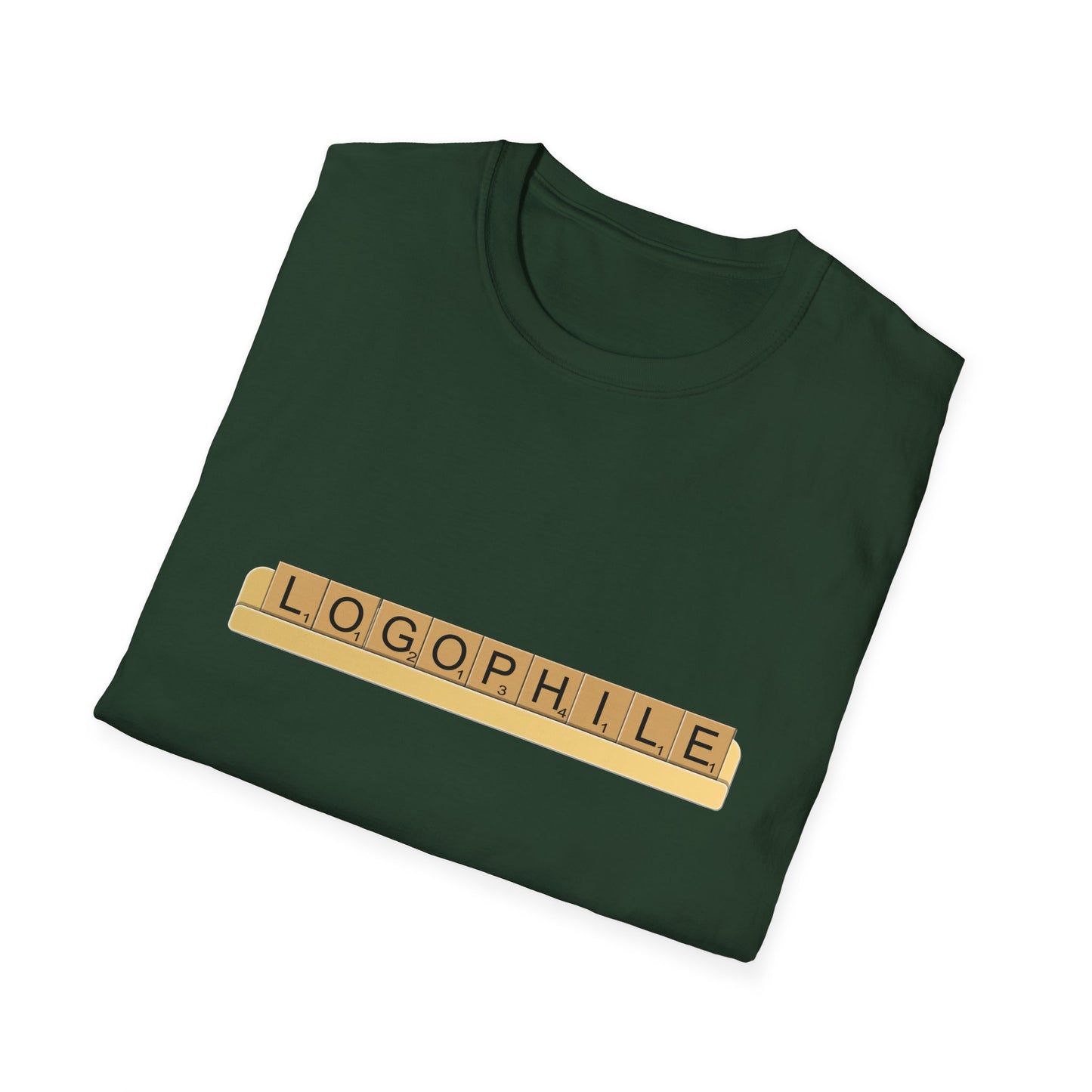 Logophile Poly Blend Crew Neck T-Shirt - Perfect for Word Lovers and Bookworms