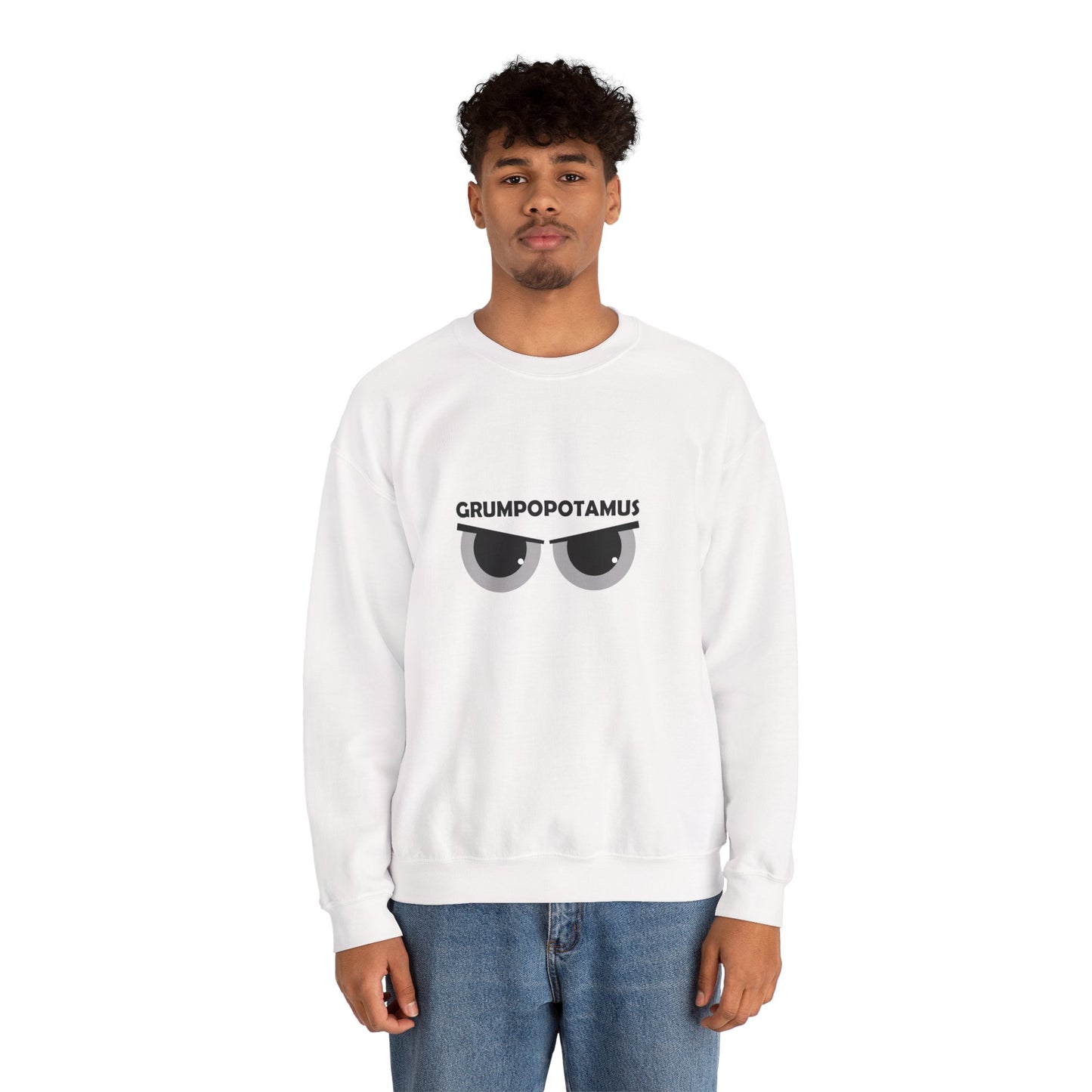 Grumpy Grumpopotamus Crewneck Sweatshirt