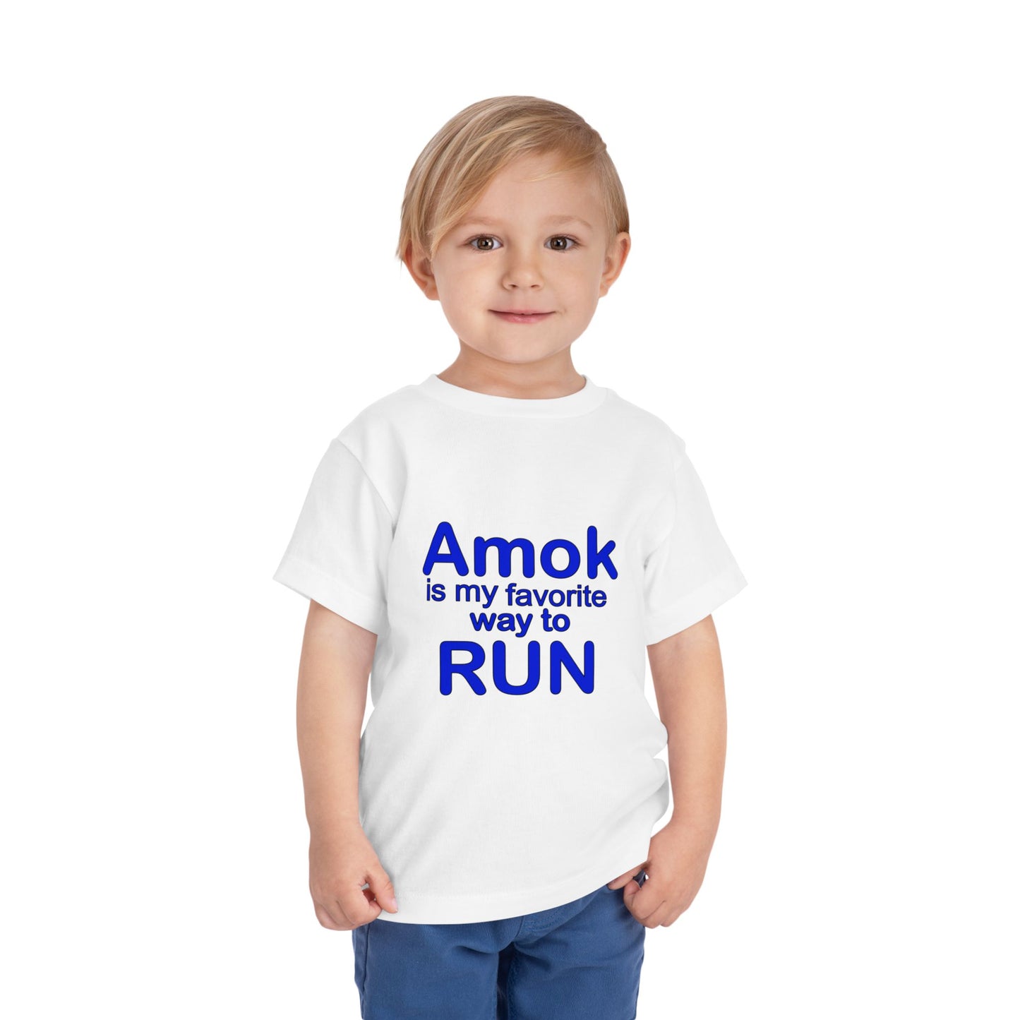 Toddler Running Amok Short Sleeve Tee