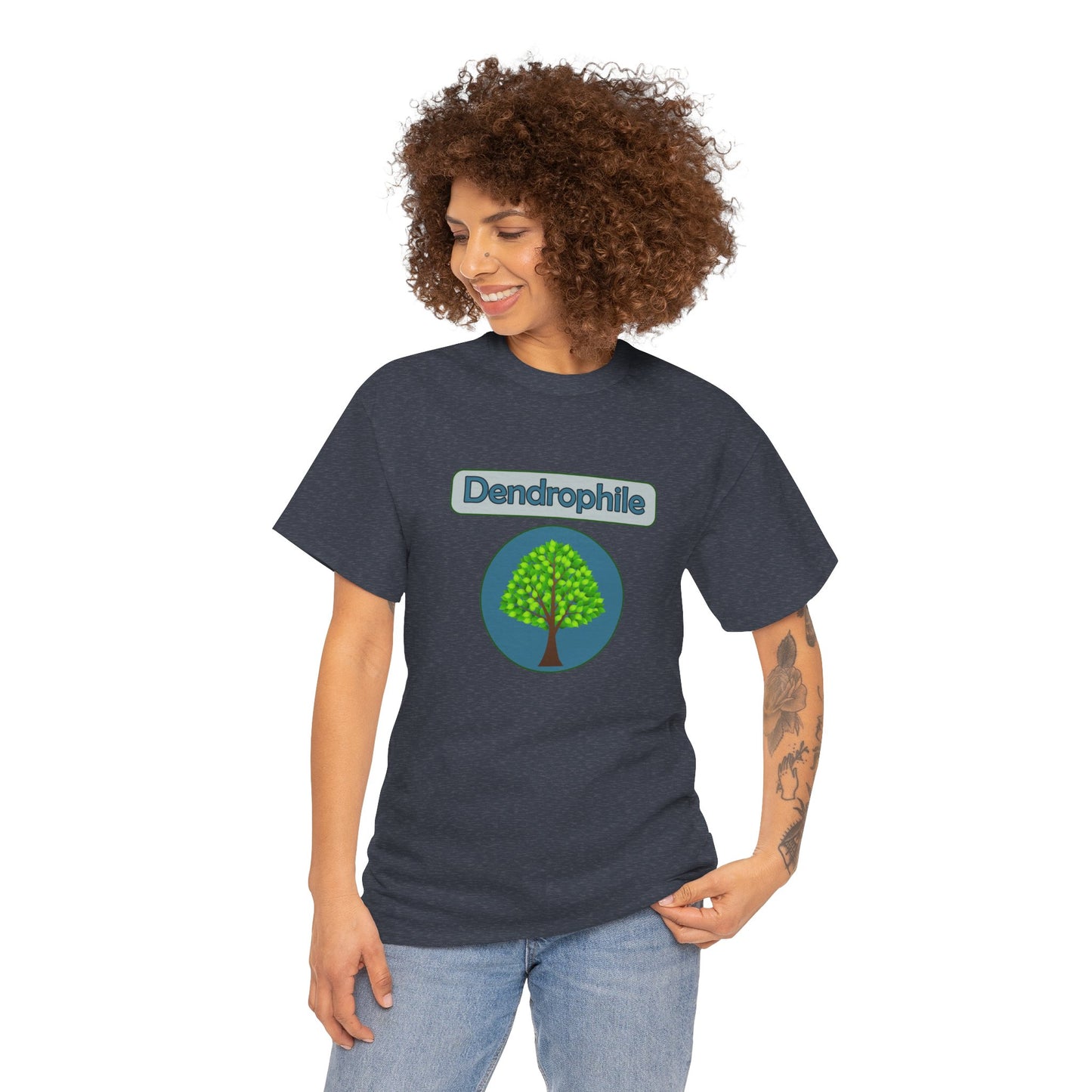 Dendrophile Heavy Cotton Crew Neck T-Shirt for for Tree Lovers