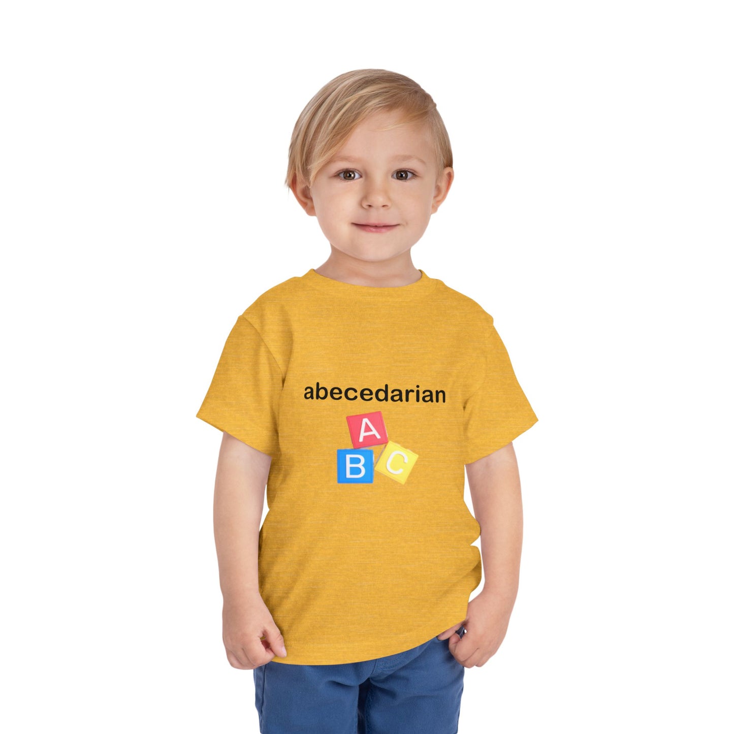Abecedarian Short Sleeve Toddler Tee