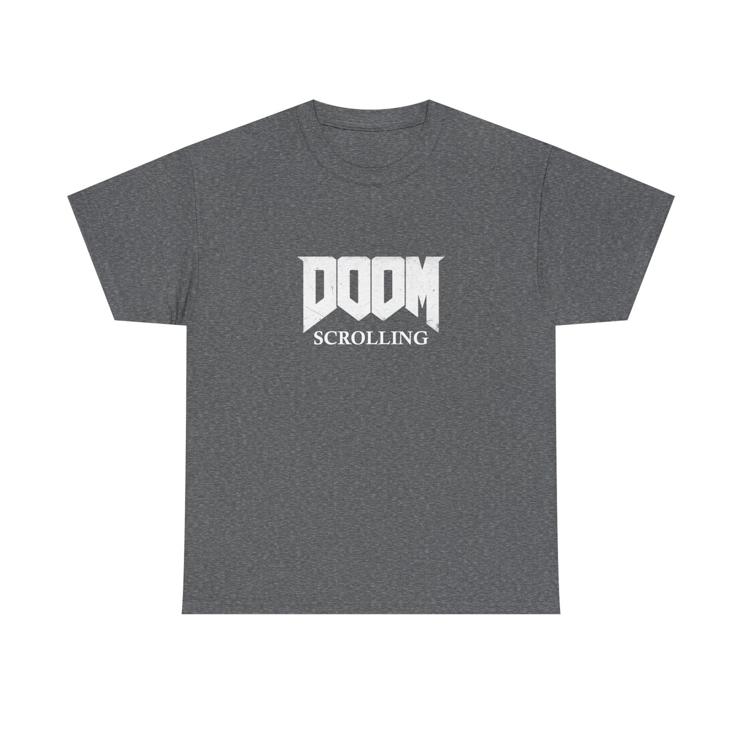 Doom Scrolling Heavy Cotton Crew Neck Tee