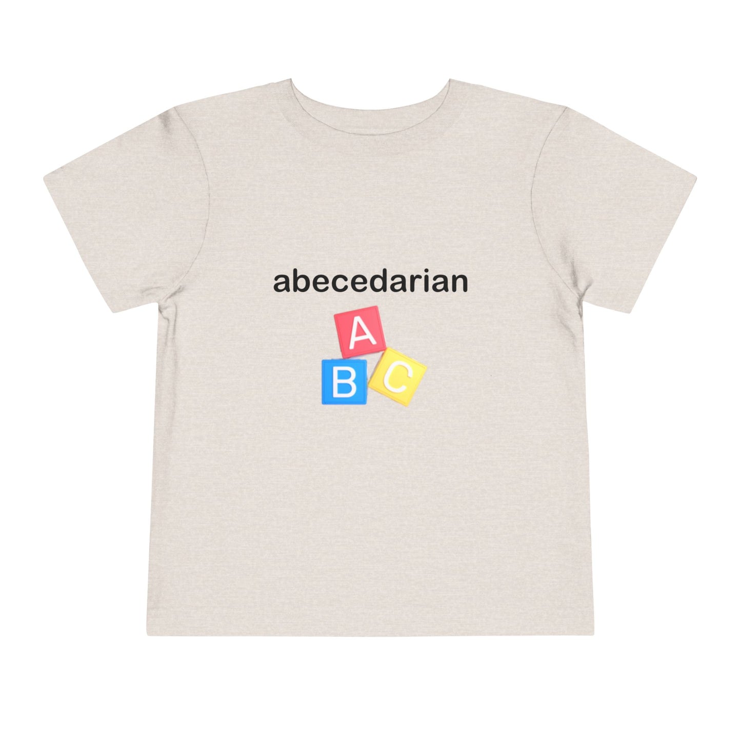 Abecedarian Short Sleeve Toddler Tee