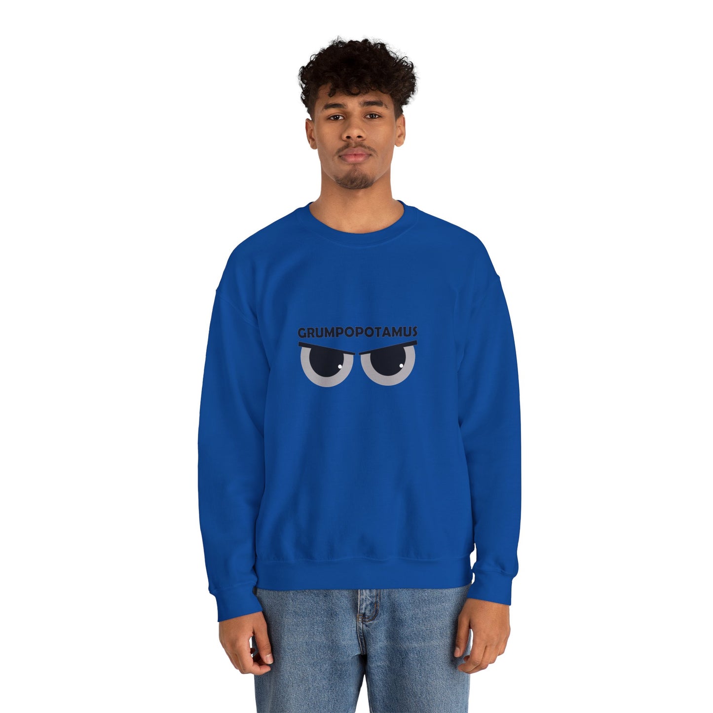 Grumpy Grumpopotamus Crewneck Sweatshirt