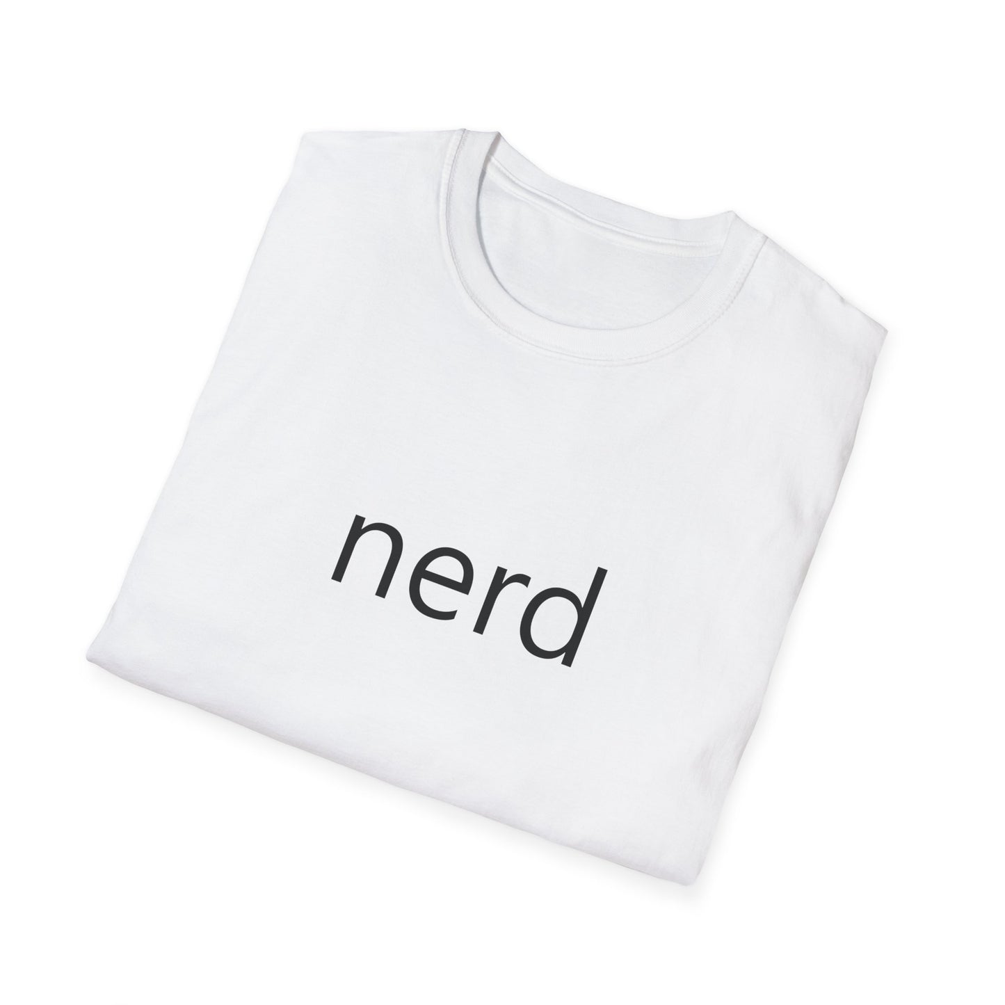 nerd Poly Blend Crew Neck T-Shirt