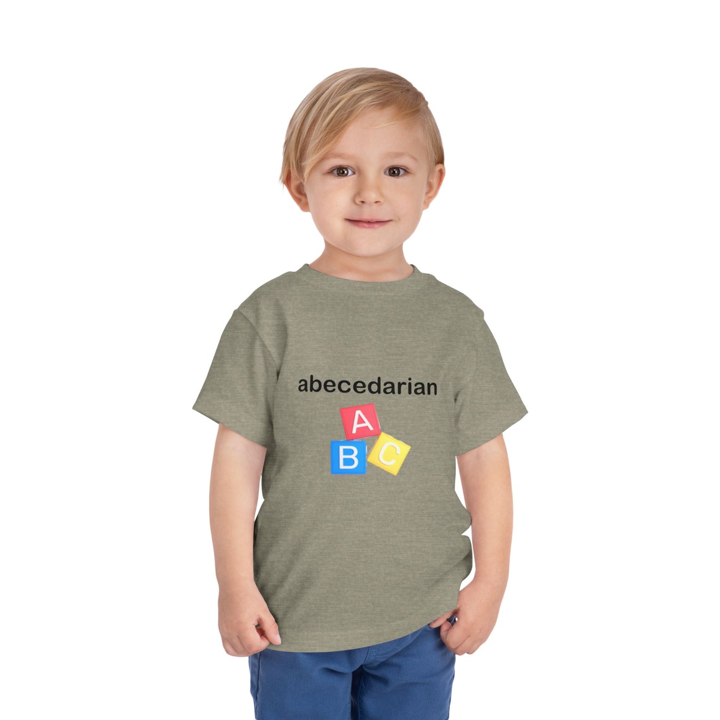 Abecedarian Short Sleeve Toddler Tee