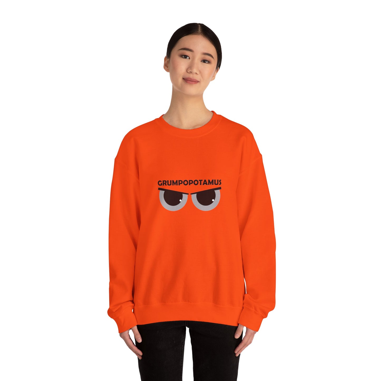 Grumpy Grumpopotamus Crewneck Sweatshirt