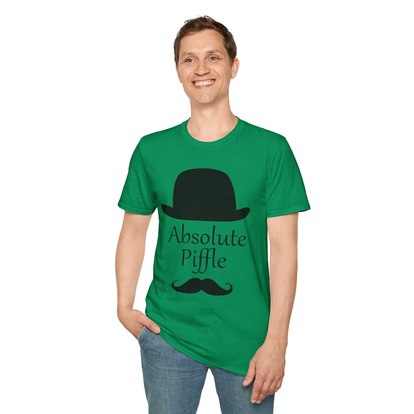 Absolute Piffle Poly Blend Crew Neck T Shirt