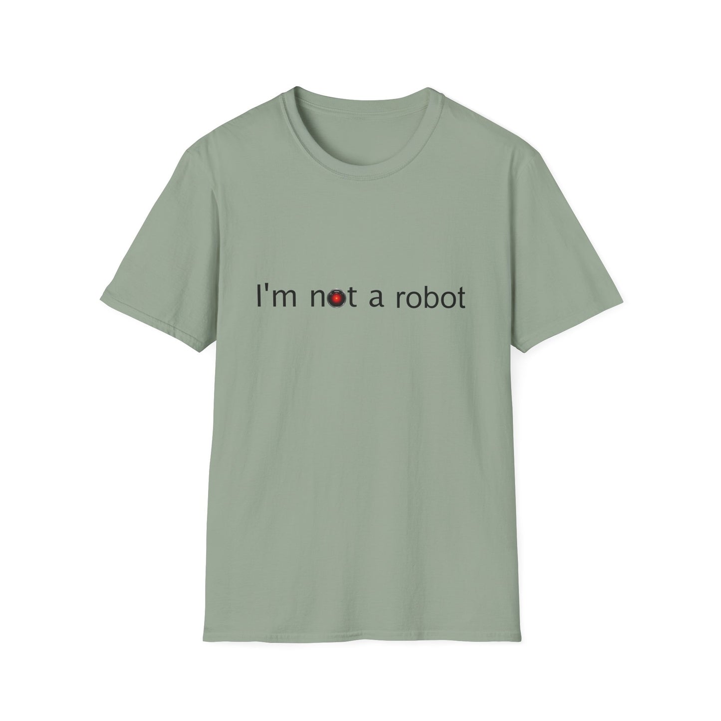 I'm Not a Robot Poly Blend Crew Neck T-Shirt