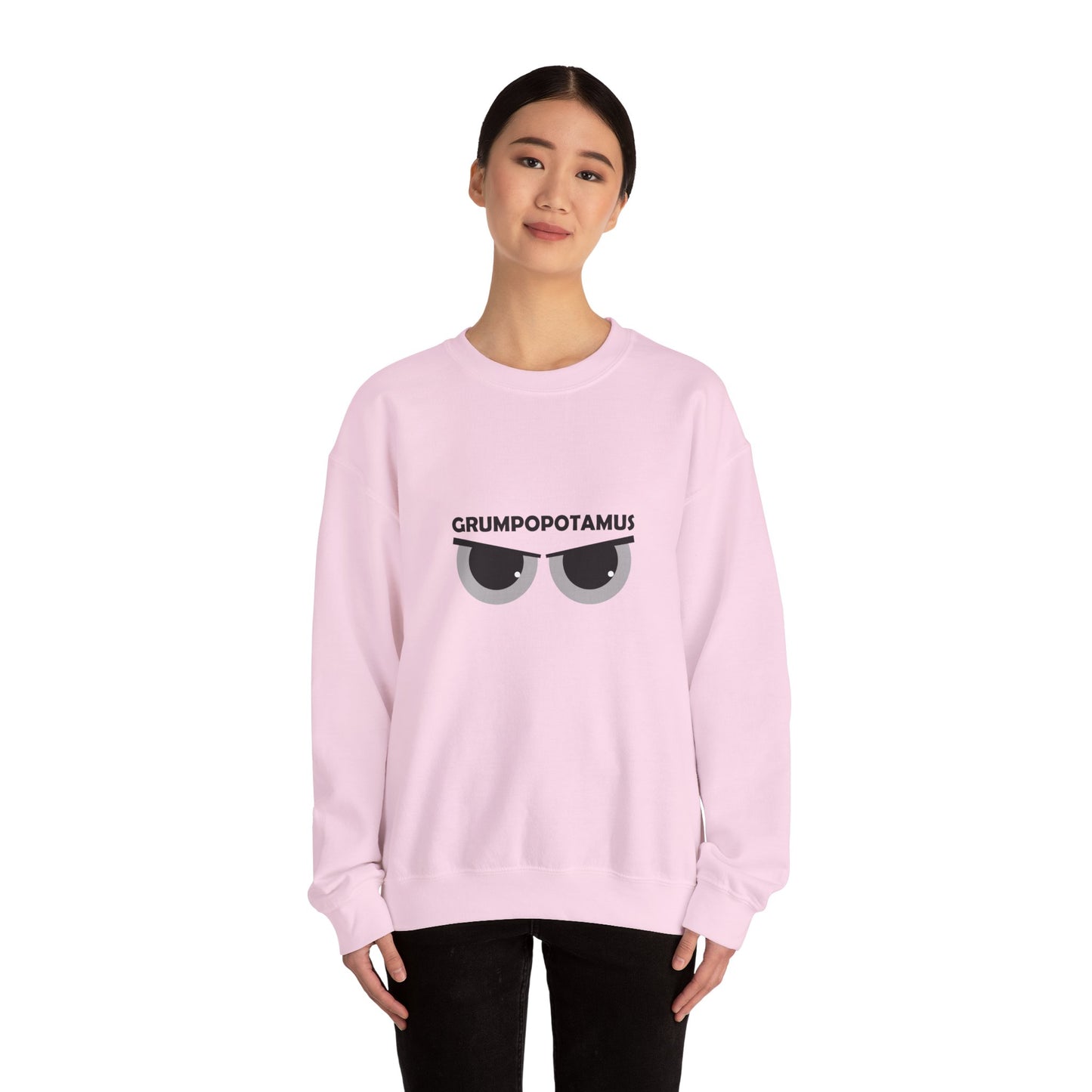 Grumpy Grumpopotamus Crewneck Sweatshirt