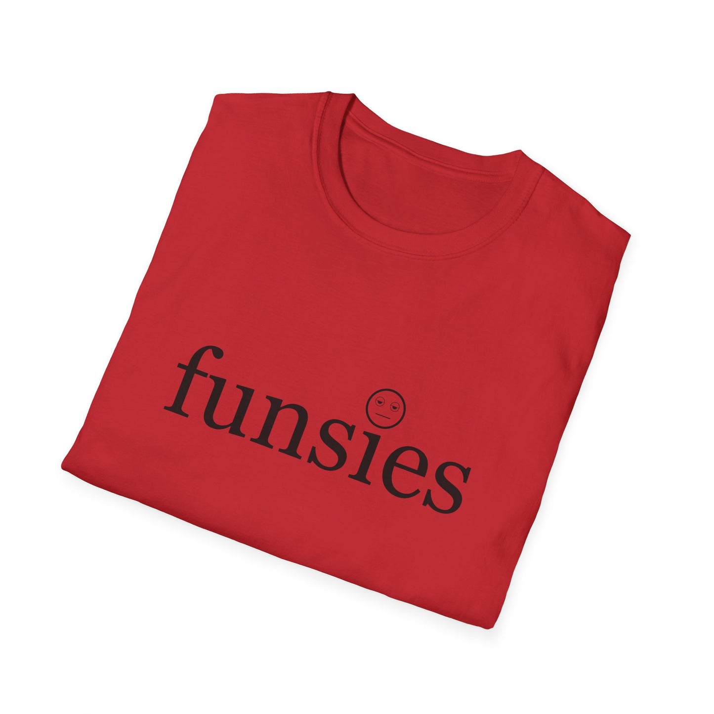 Funsies Poly Blend Crew Neck T-Shirt - Fun Graphic Tee for Casual Wear