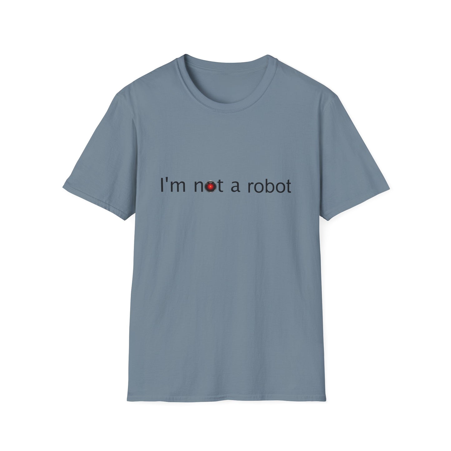 I'm Not a Robot Poly Blend Crew Neck T-Shirt