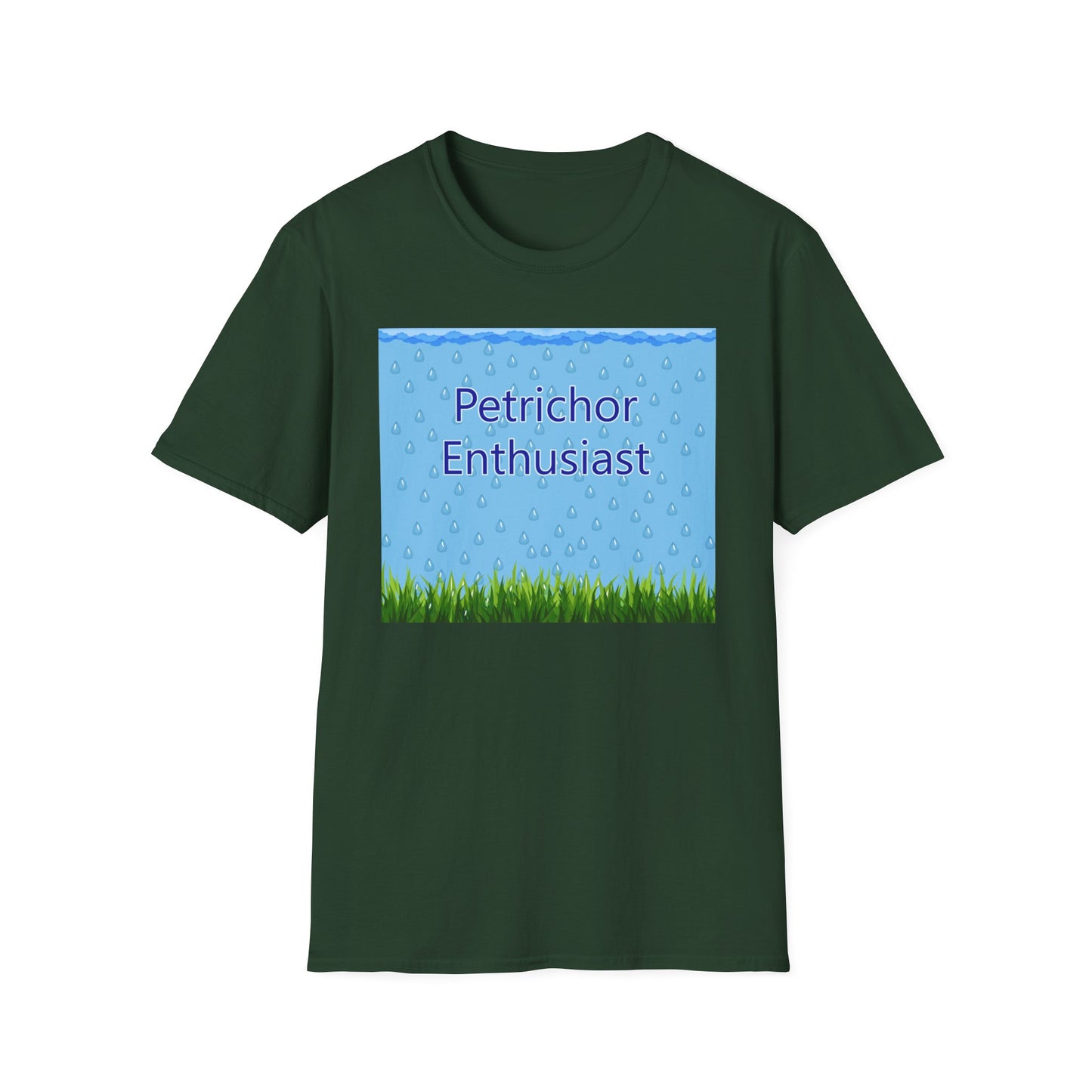 Petrichor Enthusiast Poly Blend Crew Neck T-Shirt