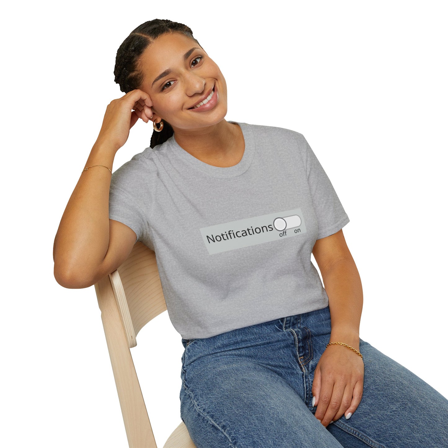 Noises Off Poly Blend Crew Neck T-Shirt