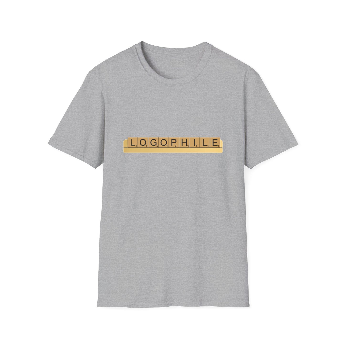 Logophile Poly Blend Crew Neck T-Shirt - Perfect for Word Lovers and Bookworms