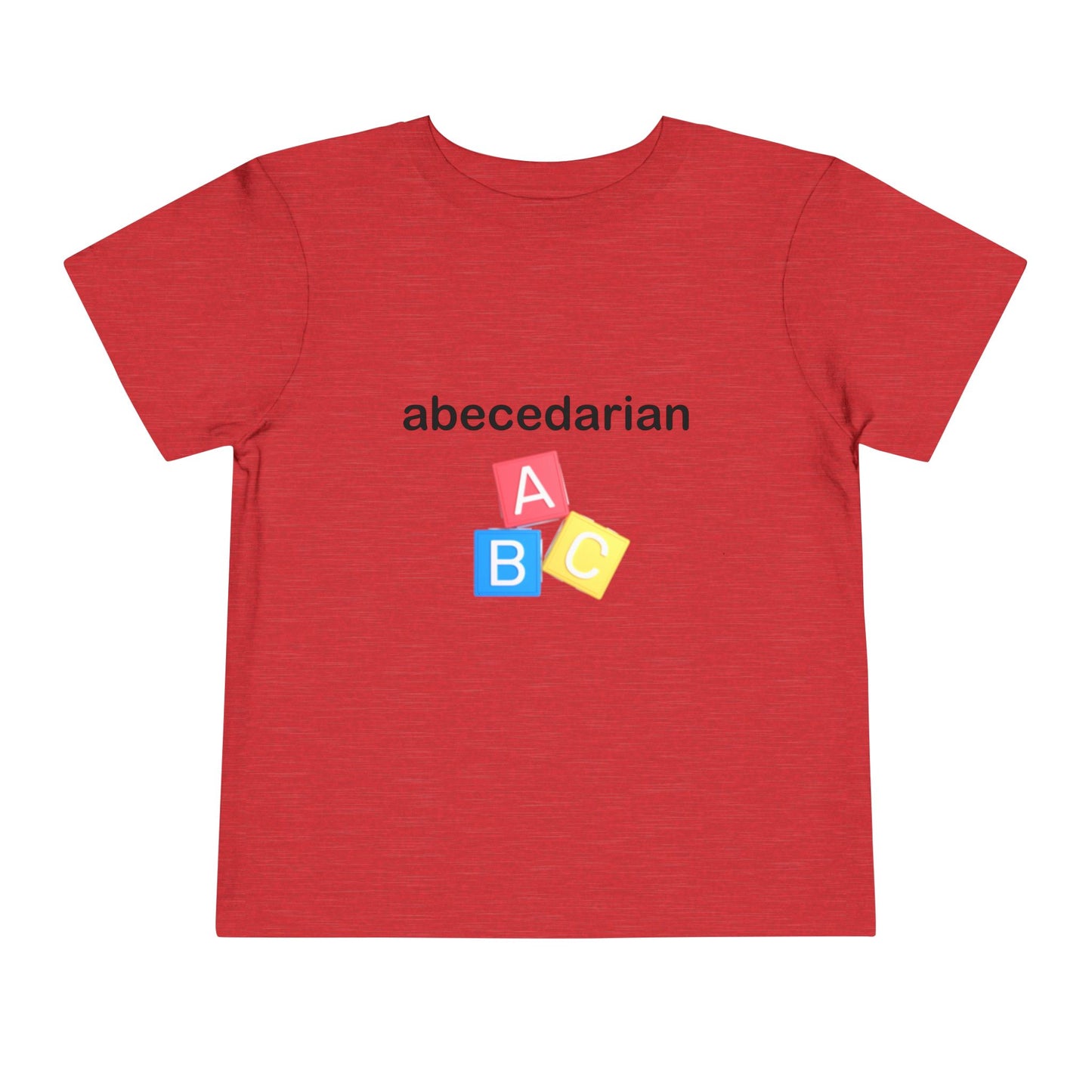 Abecedarian Short Sleeve Toddler Tee