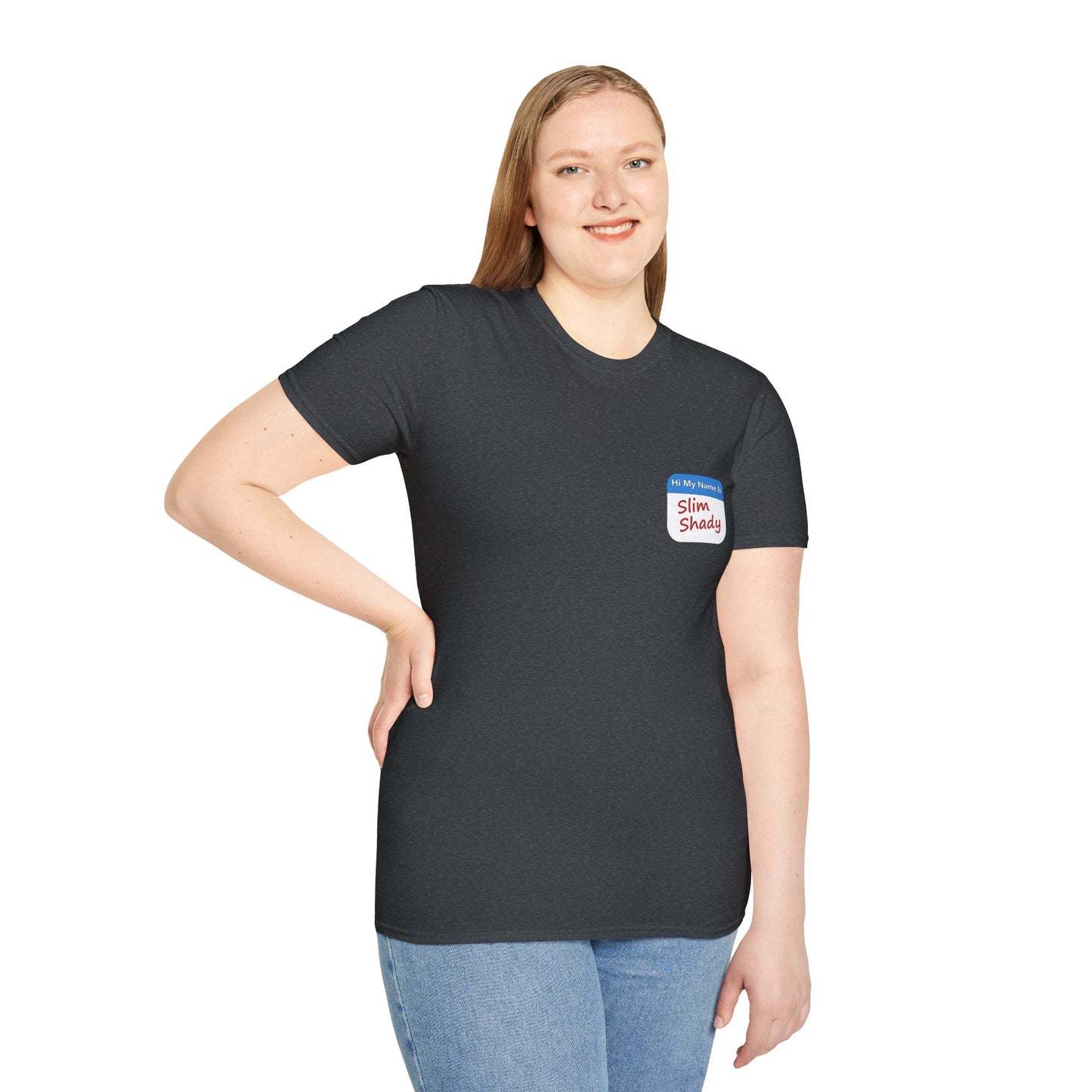 Shady Nametag Poly Blend Crew Neck T-Shirt