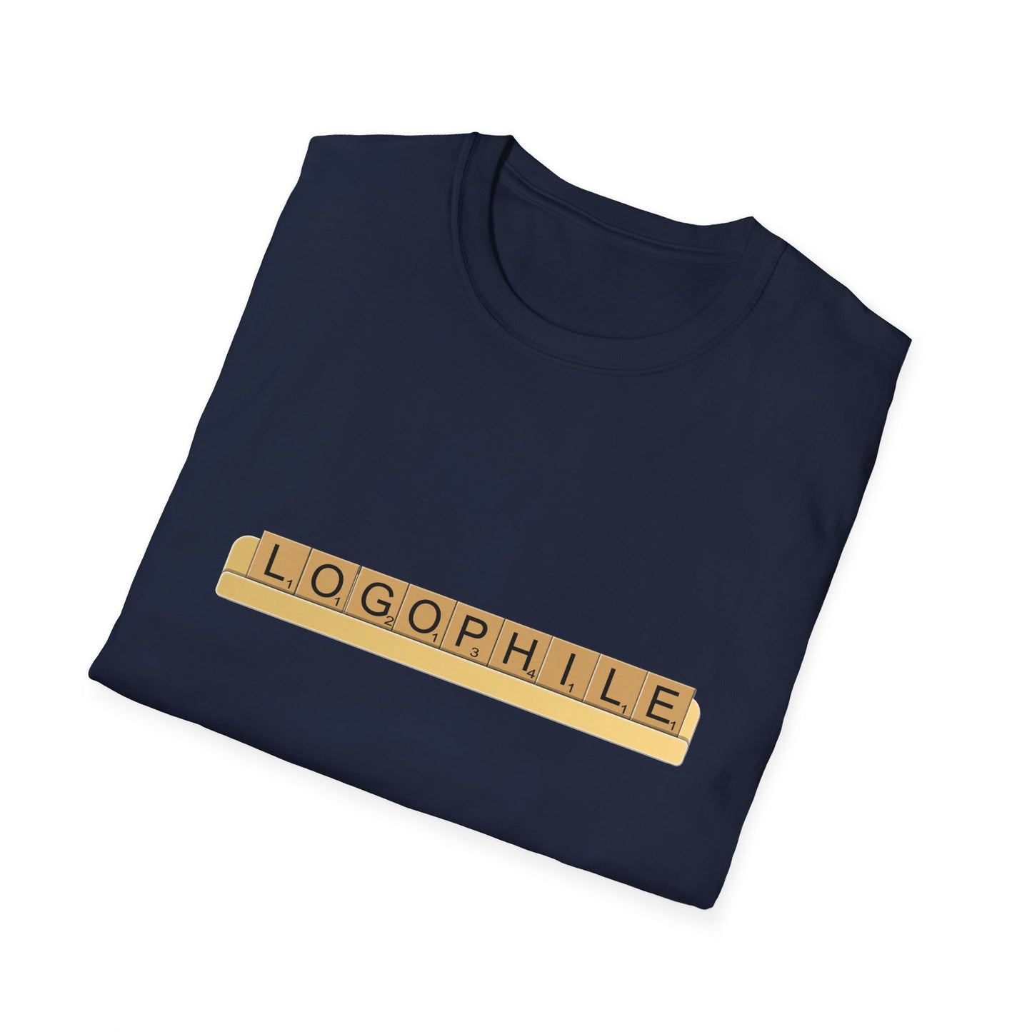Logophile Poly Blend Crew Neck T-Shirt - Perfect for Word Lovers and Bookworms