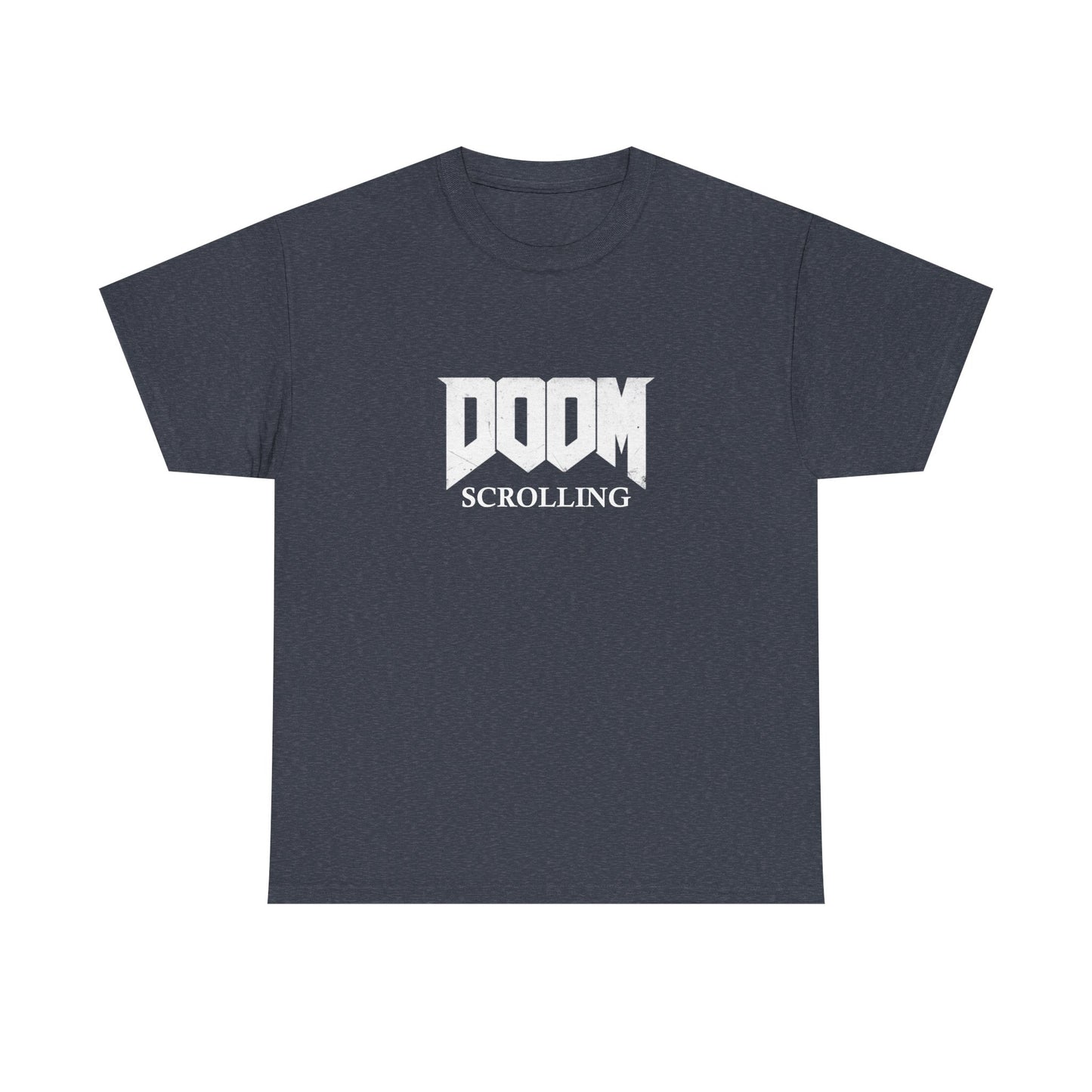 Doom Scrolling Heavy Cotton Crew Neck Tee