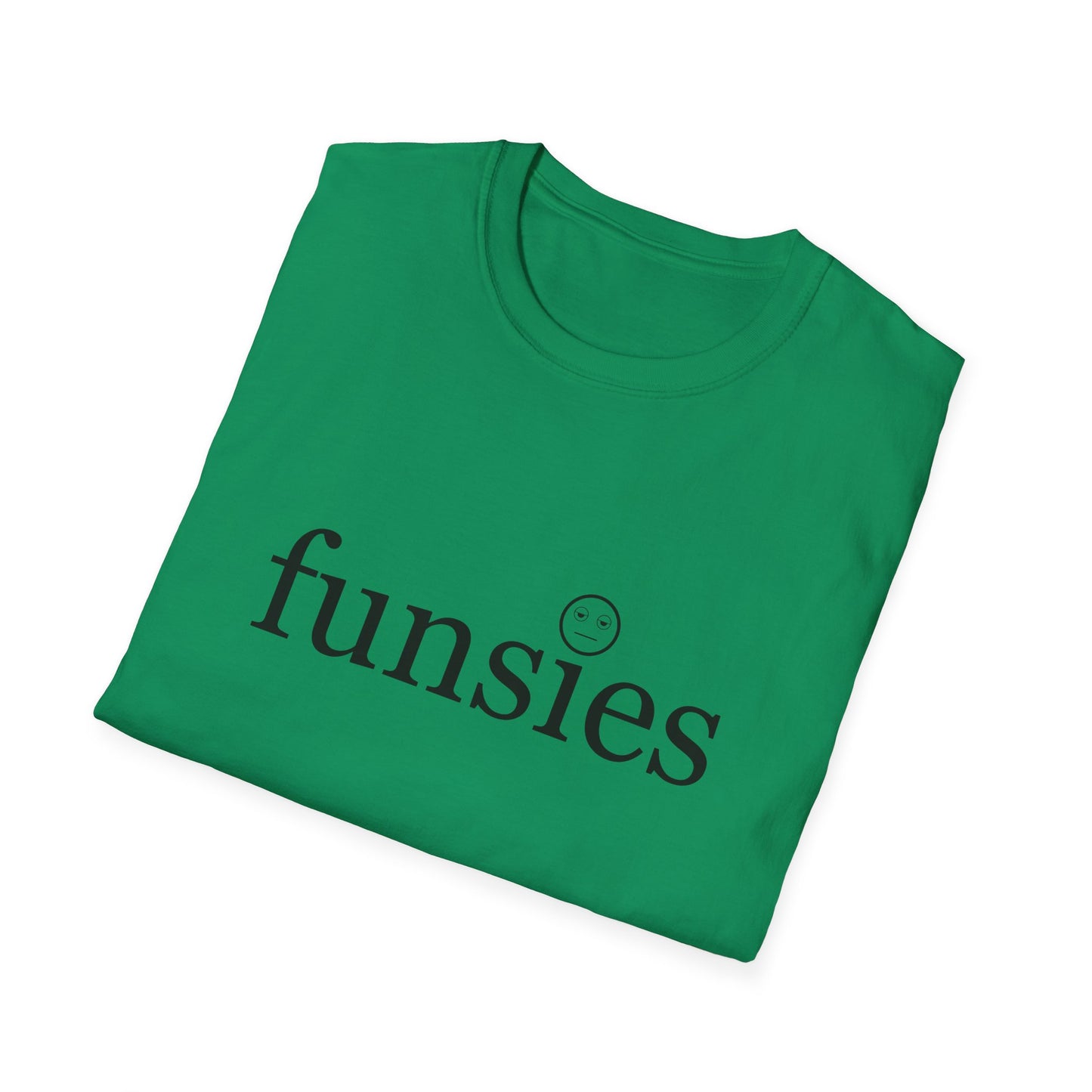Funsies Poly Blend Crew Neck T-Shirt - Fun Graphic Tee for Casual Wear