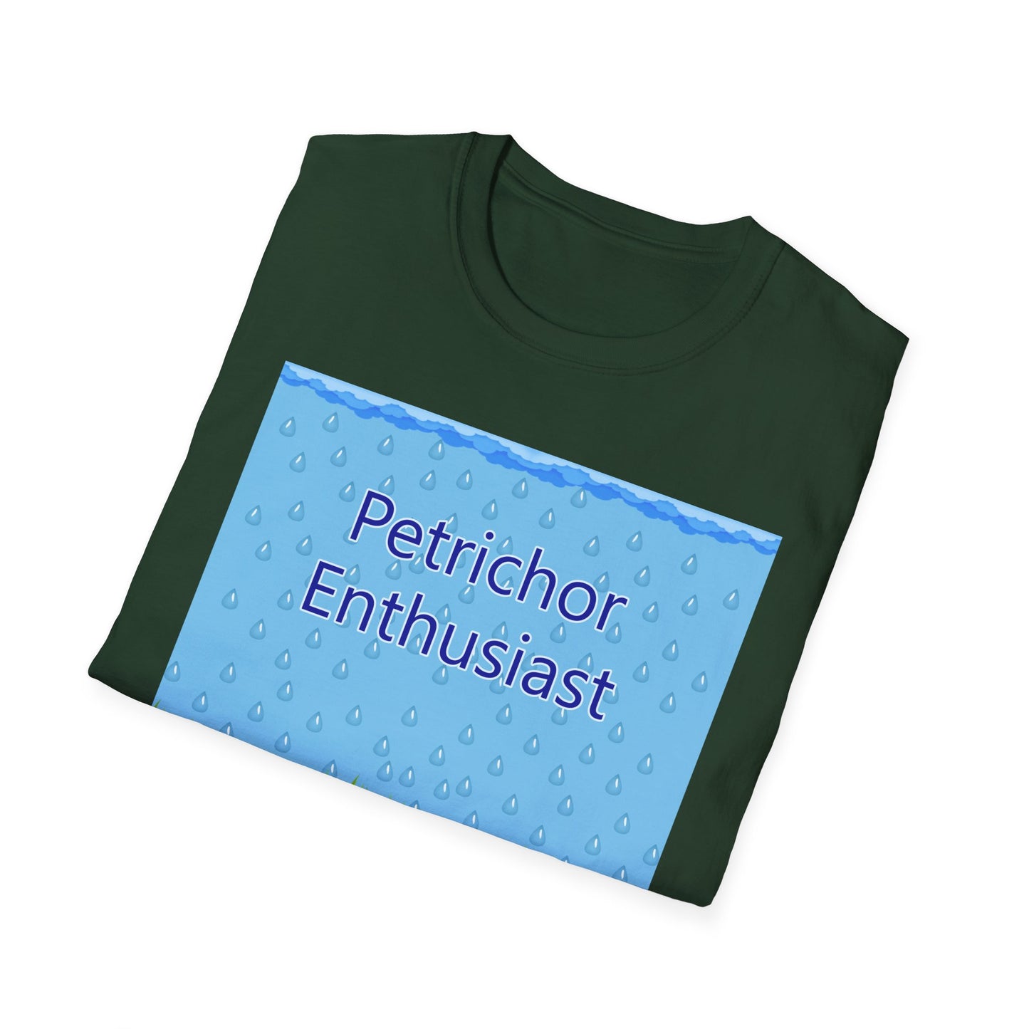 Petrichor Enthusiast Poly Blend Crew Neck T-Shirt