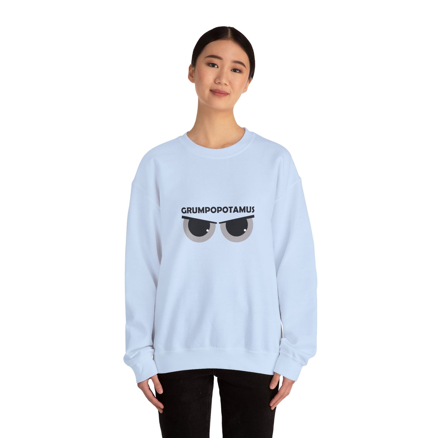 Grumpy Grumpopotamus Crewneck Sweatshirt