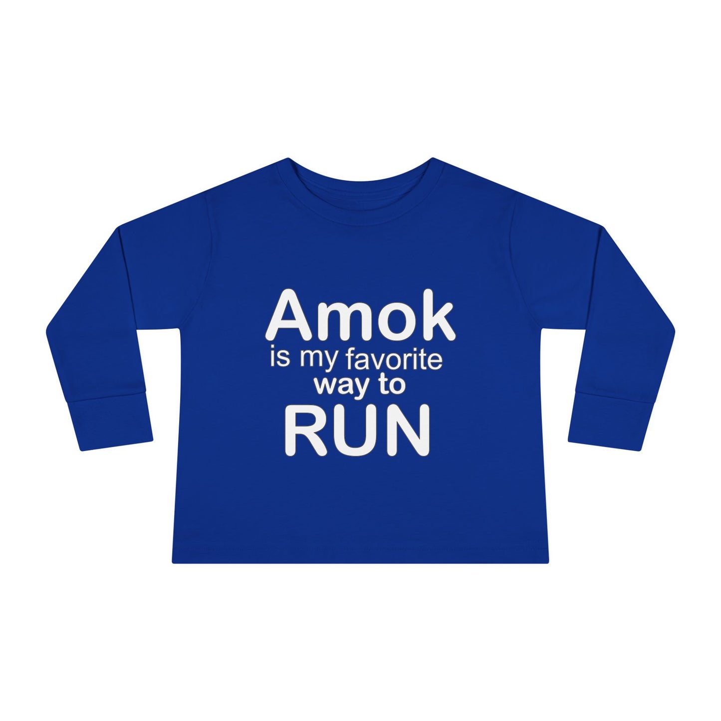 Toddler Running Amok Long Sleeve Tee