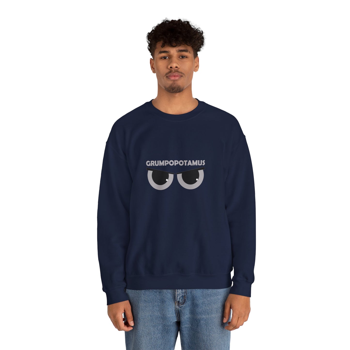 Grumpy Grumpopotamus Crewneck Sweatshirt