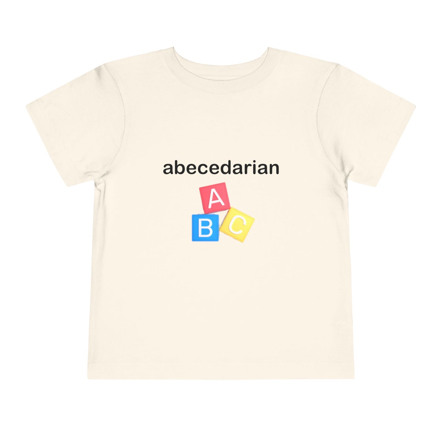 Abecedarian Short Sleeve Toddler Tee