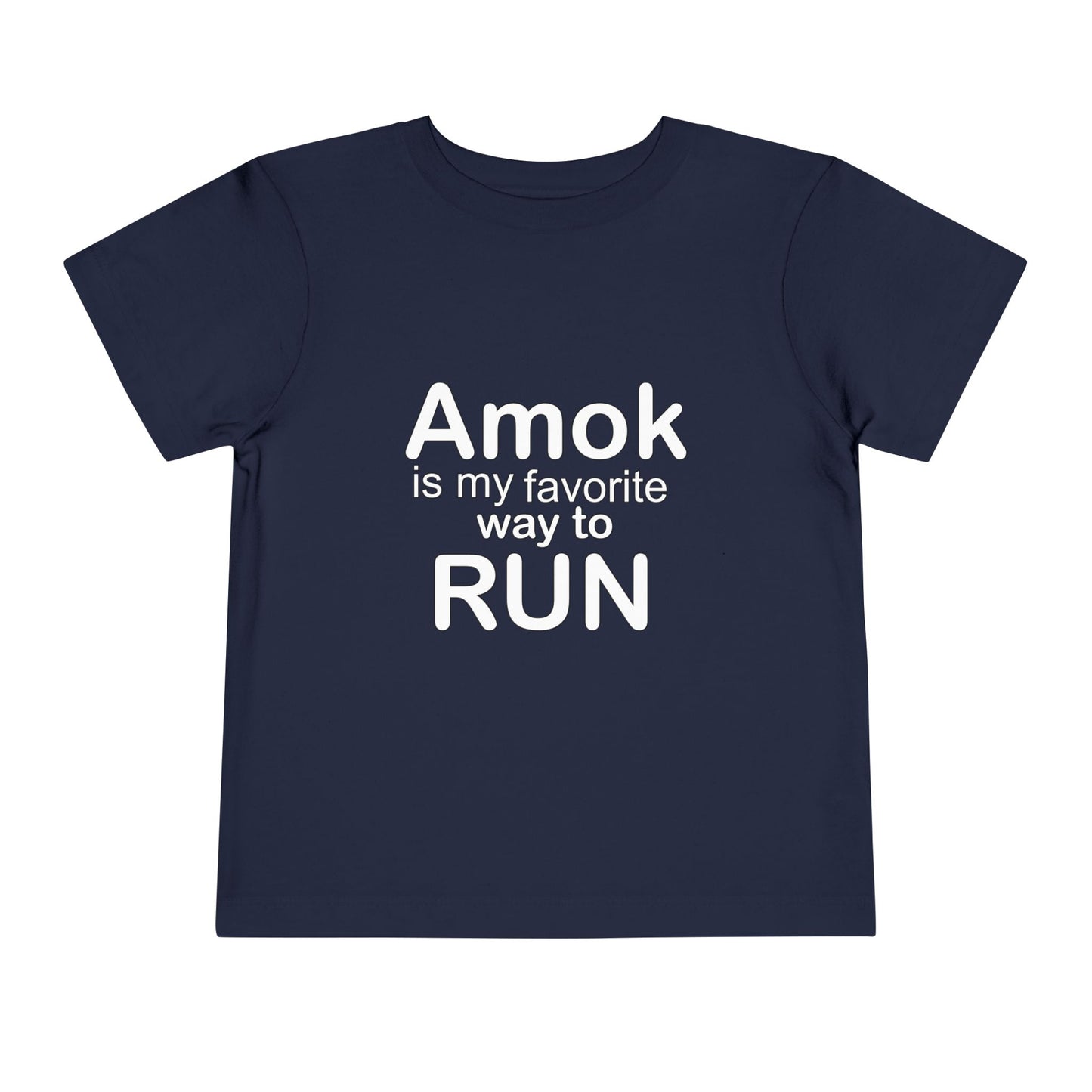 Toddler Running Amok Short Sleeve Tee