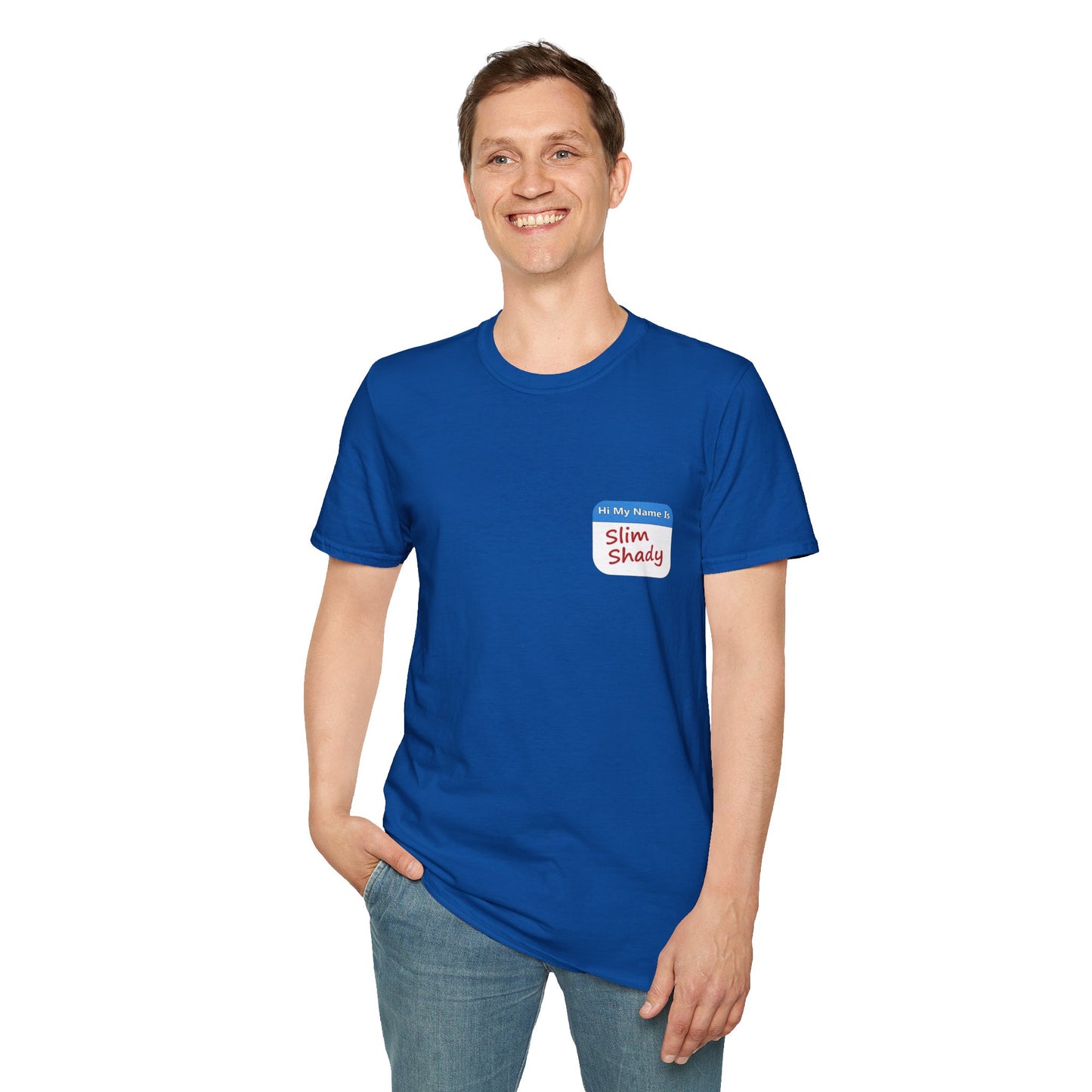 Shady Nametag Poly Blend Crew Neck T-Shirt